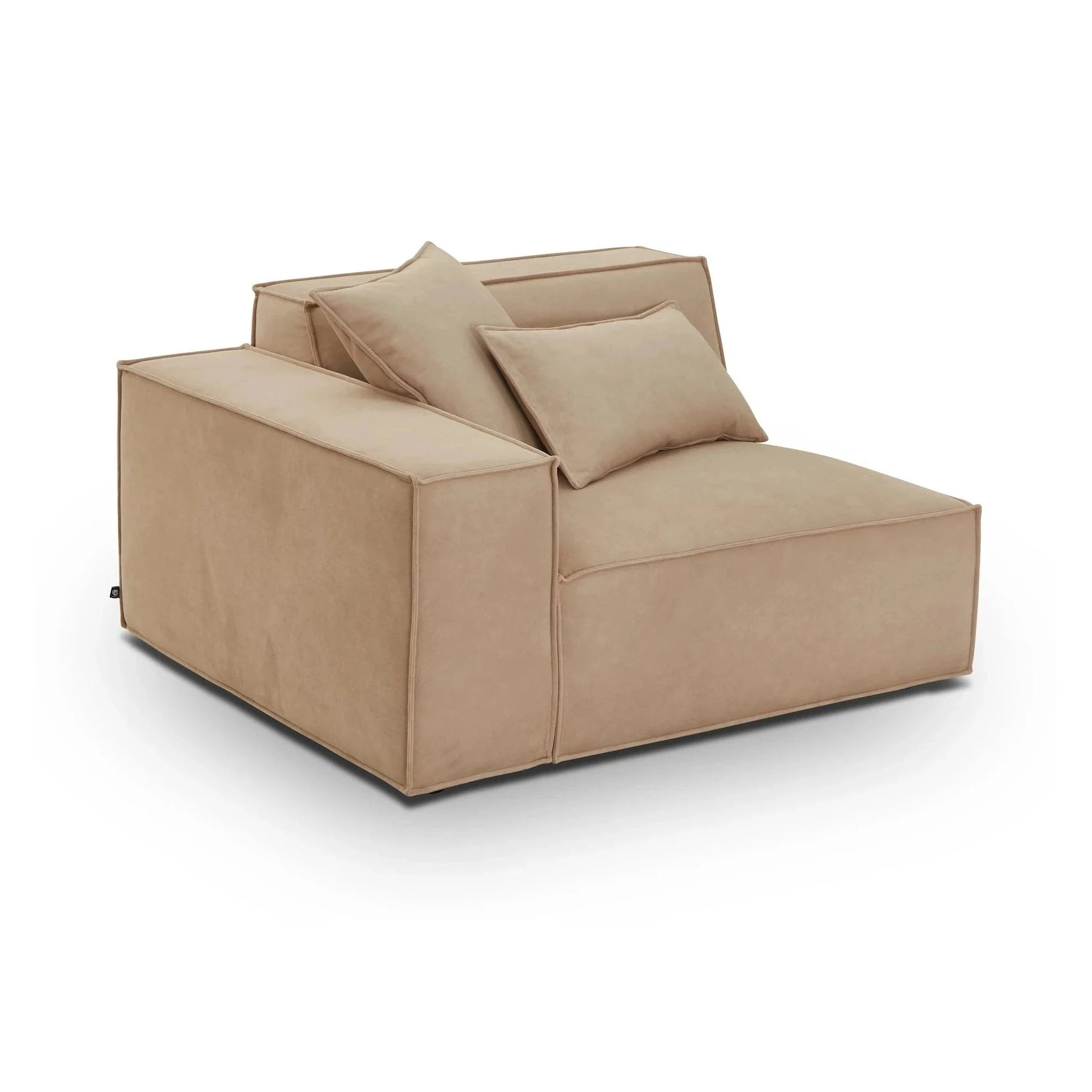 Efren Hopper Desert Chenille Modular Sofa Right