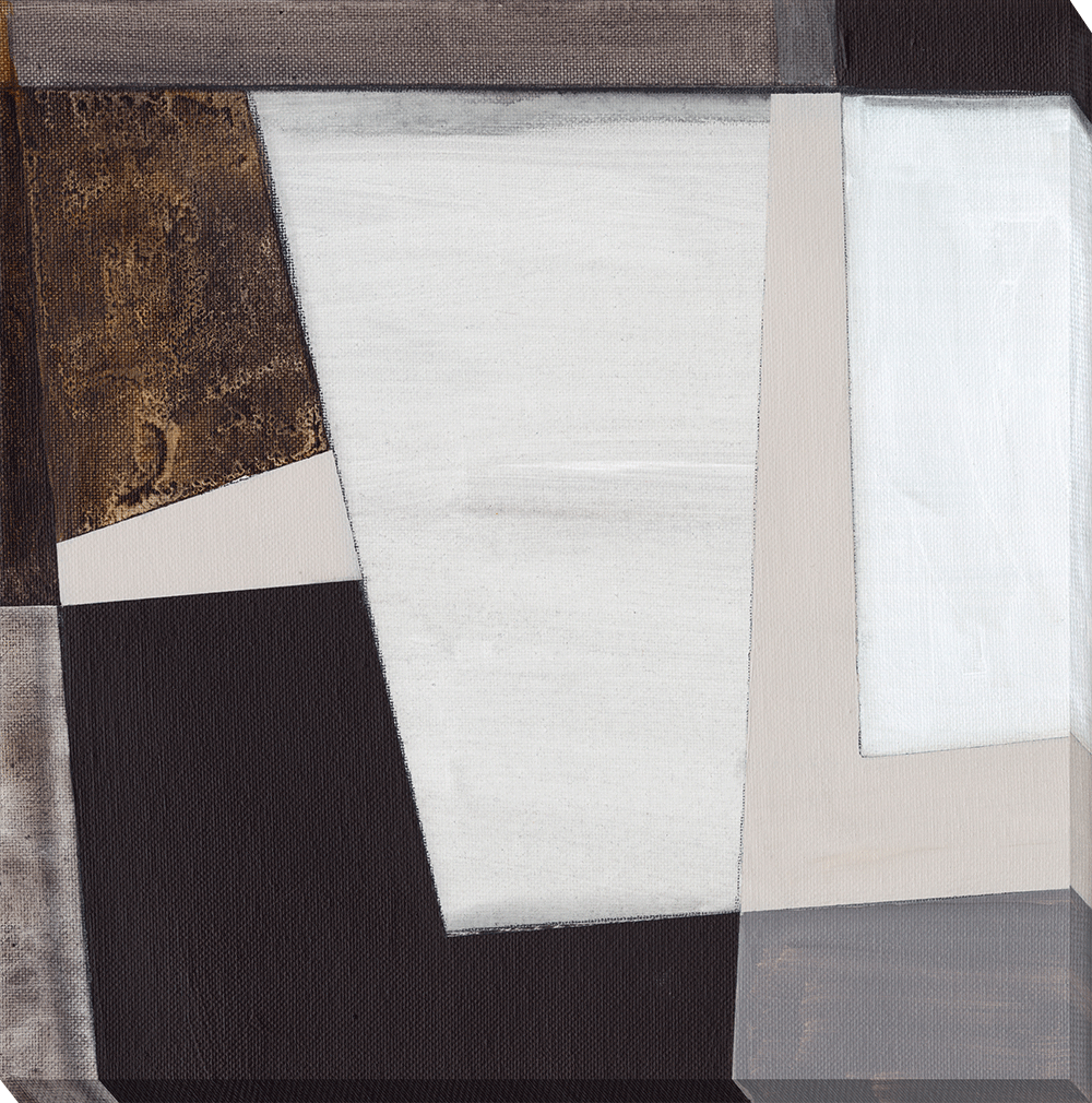 Neutral Geometrics I - Canvas Wall Art - 93x93cm
