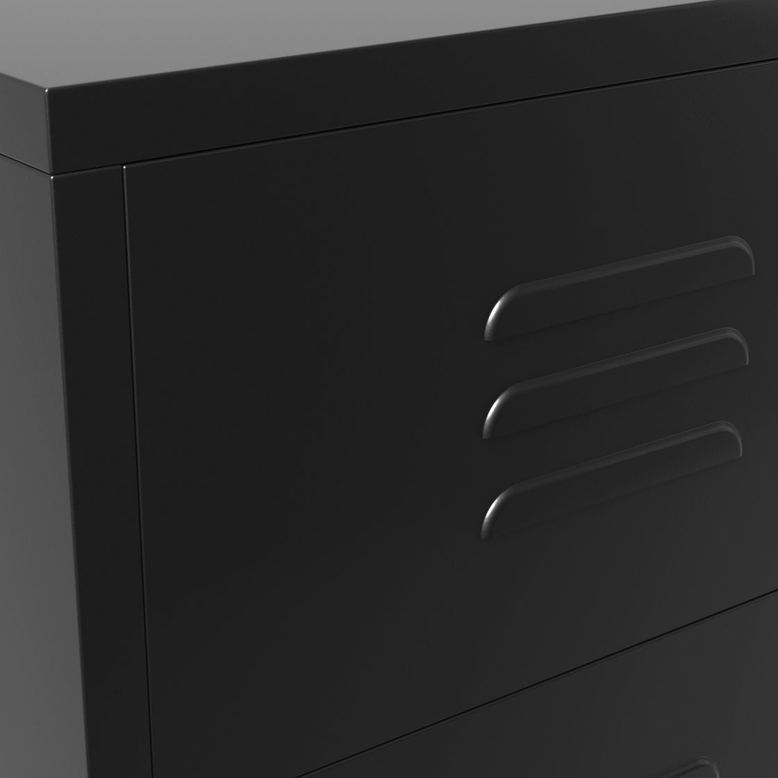 Caleb Black Chest close-up