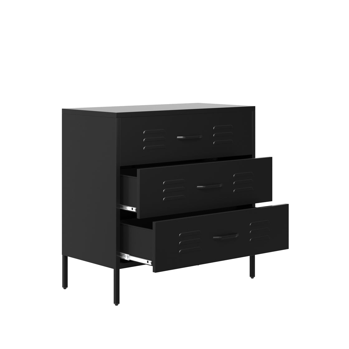 Caleb Black Chest open angle