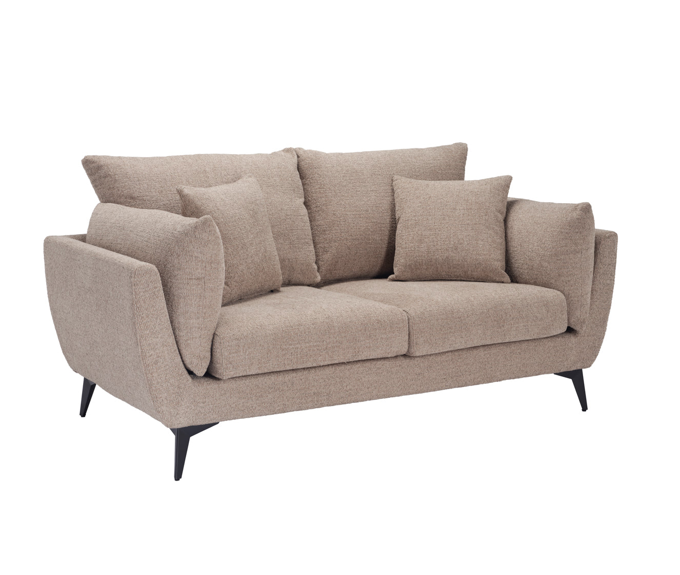 Carter Taupe 2 Seater Sofa
