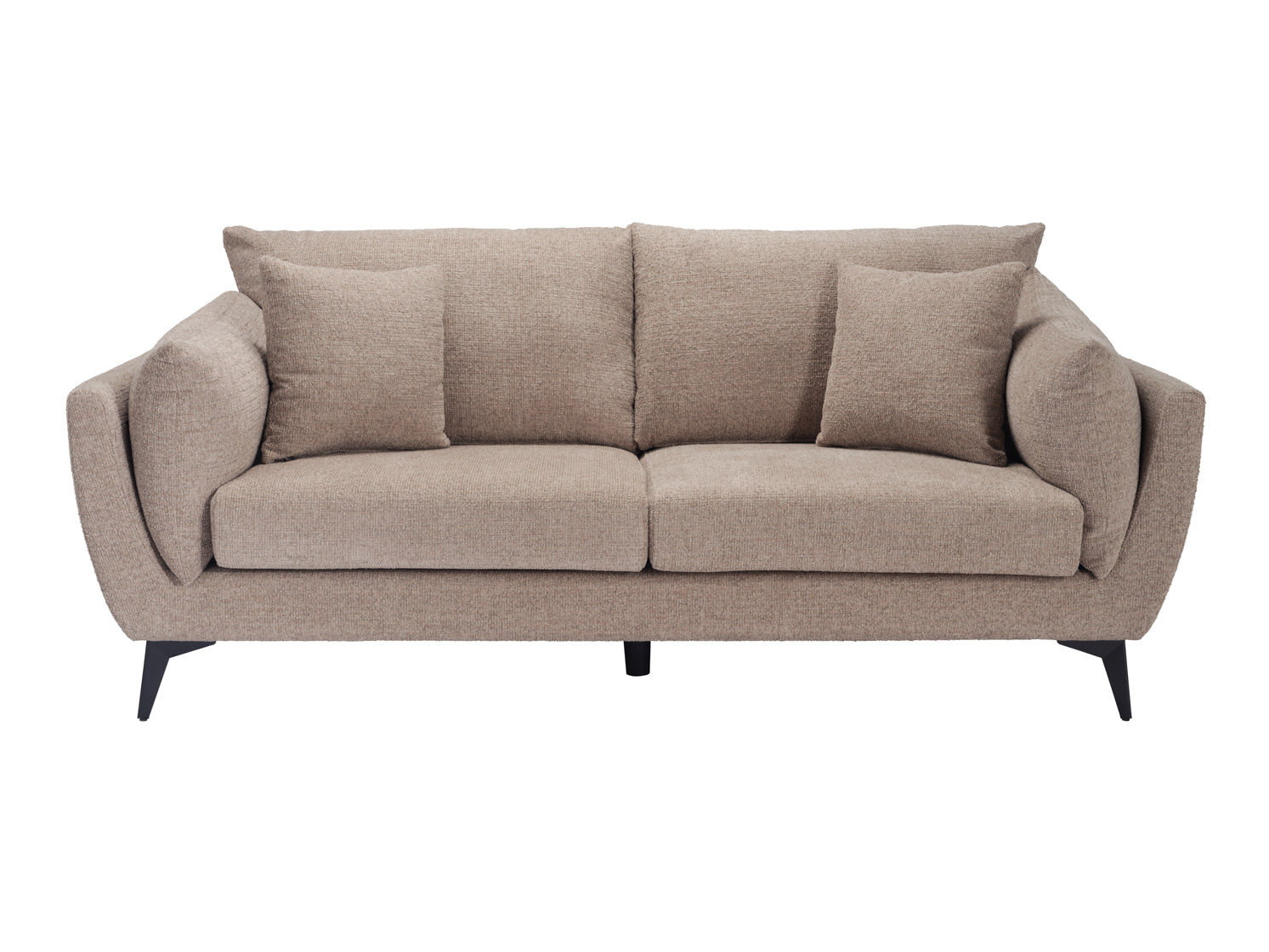Carter Taupe 3 Seater Sofa