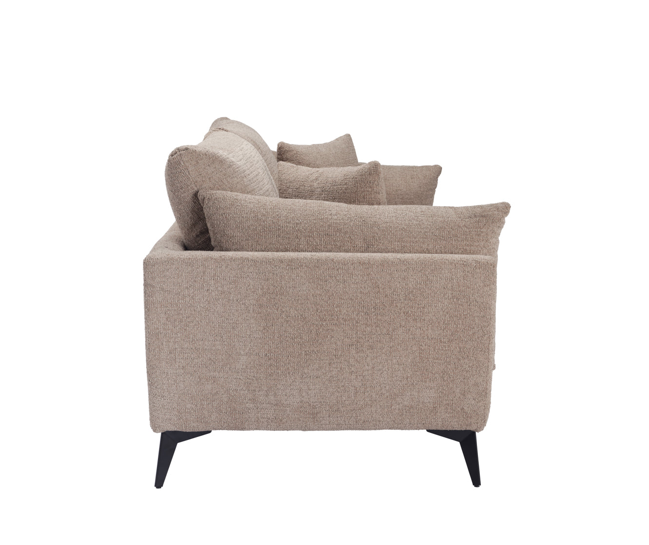 Carter Taupe 3 Seater Sofa