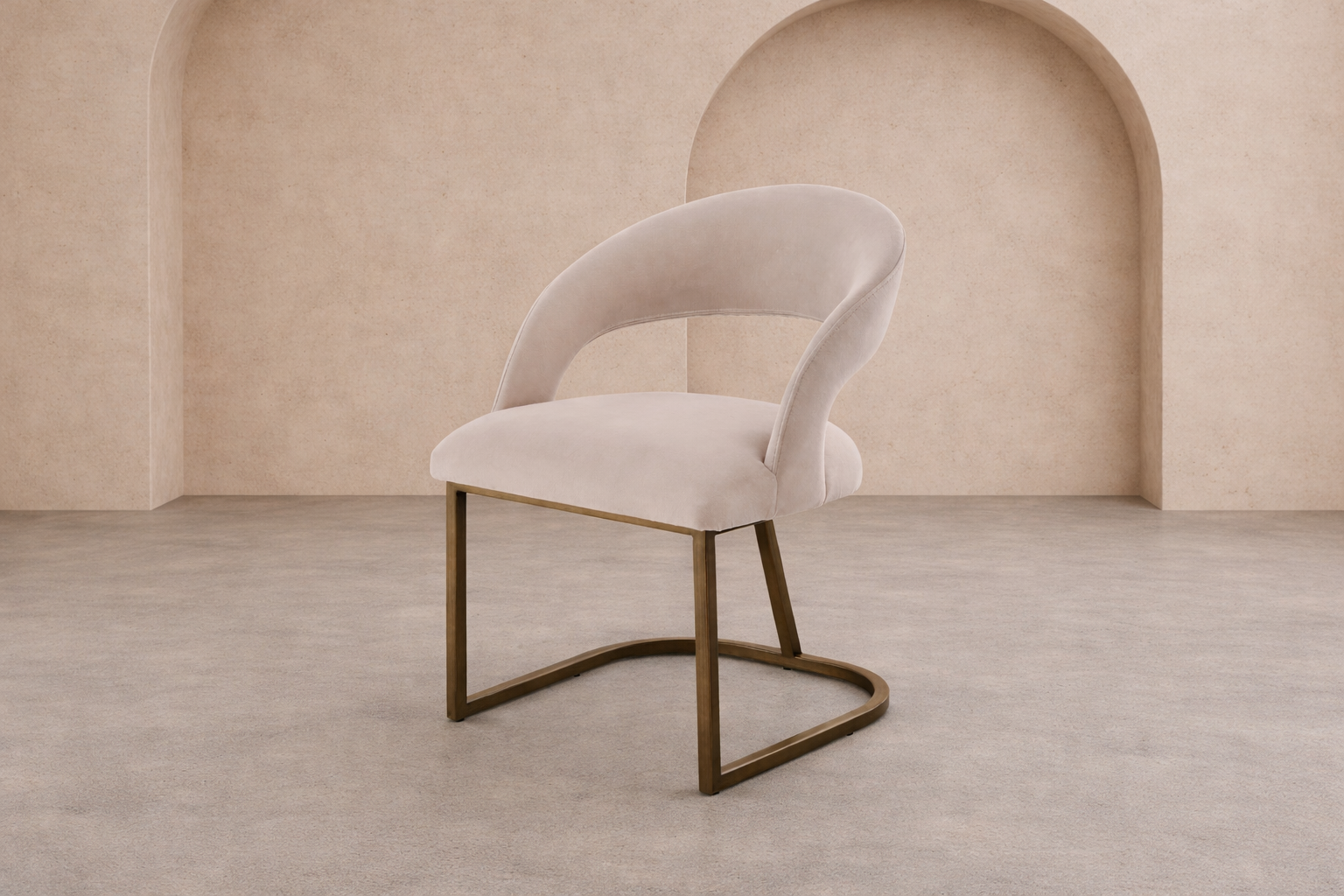 Alfie Dining Chair - Megan Pebble