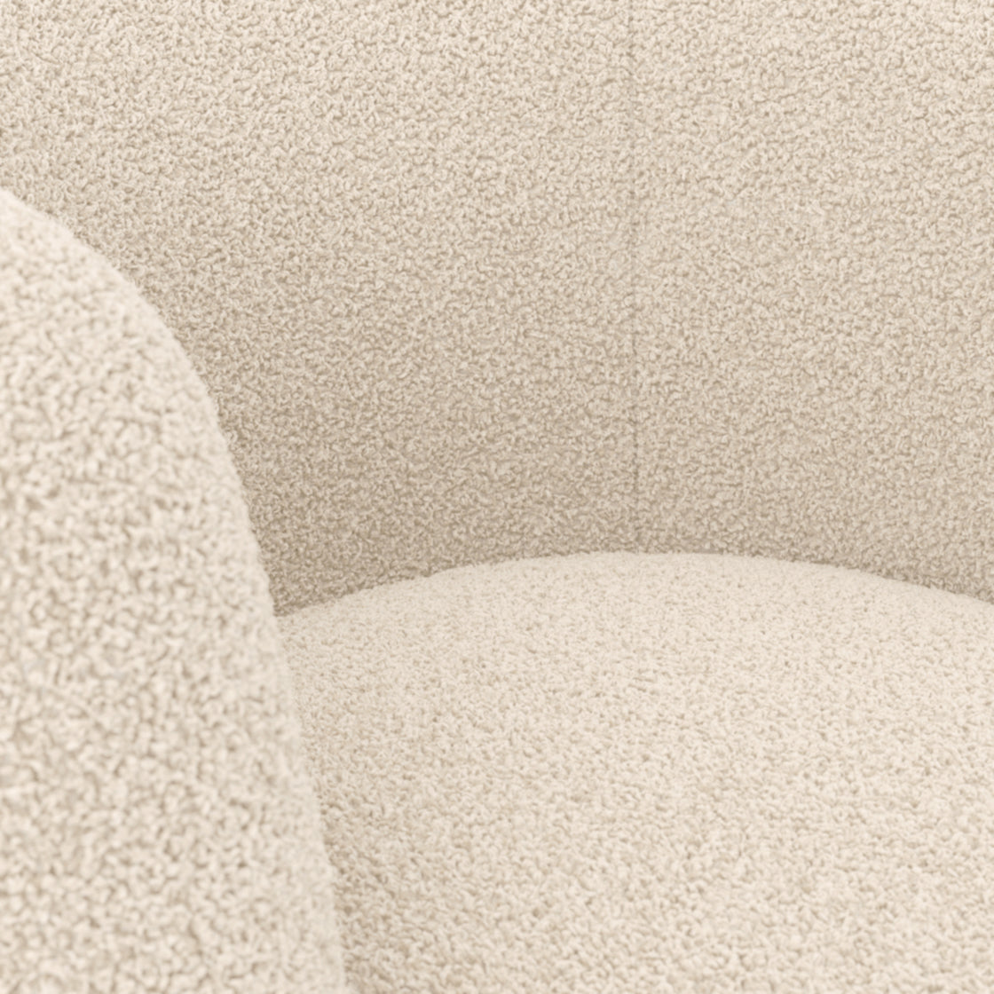 Clay Cotton Chair close-up