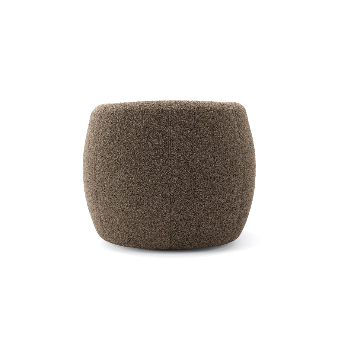 Clay Syrup Brown Sherpa Boucle Chair