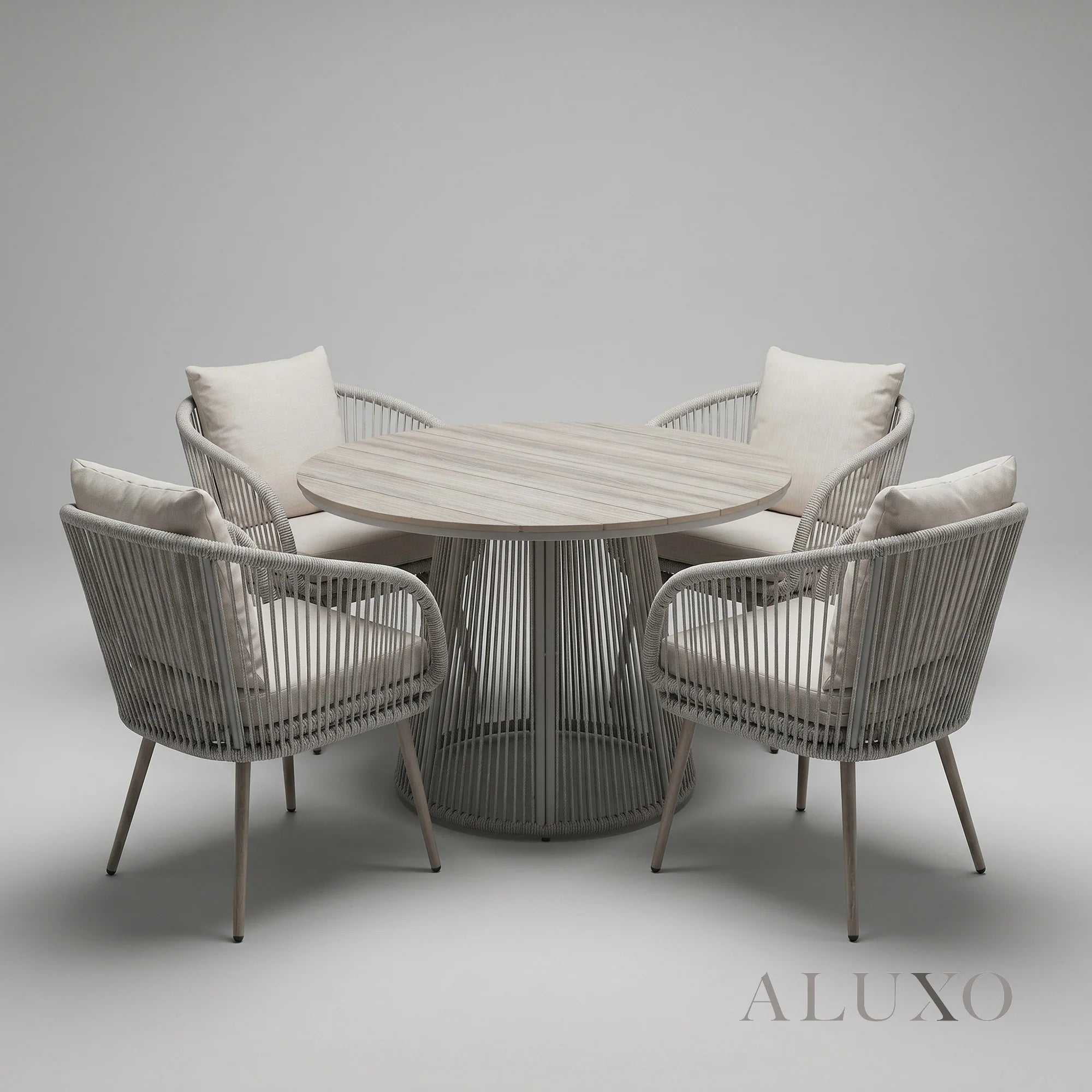Cove Outdoor Dining Set - Natural - 4 Seater