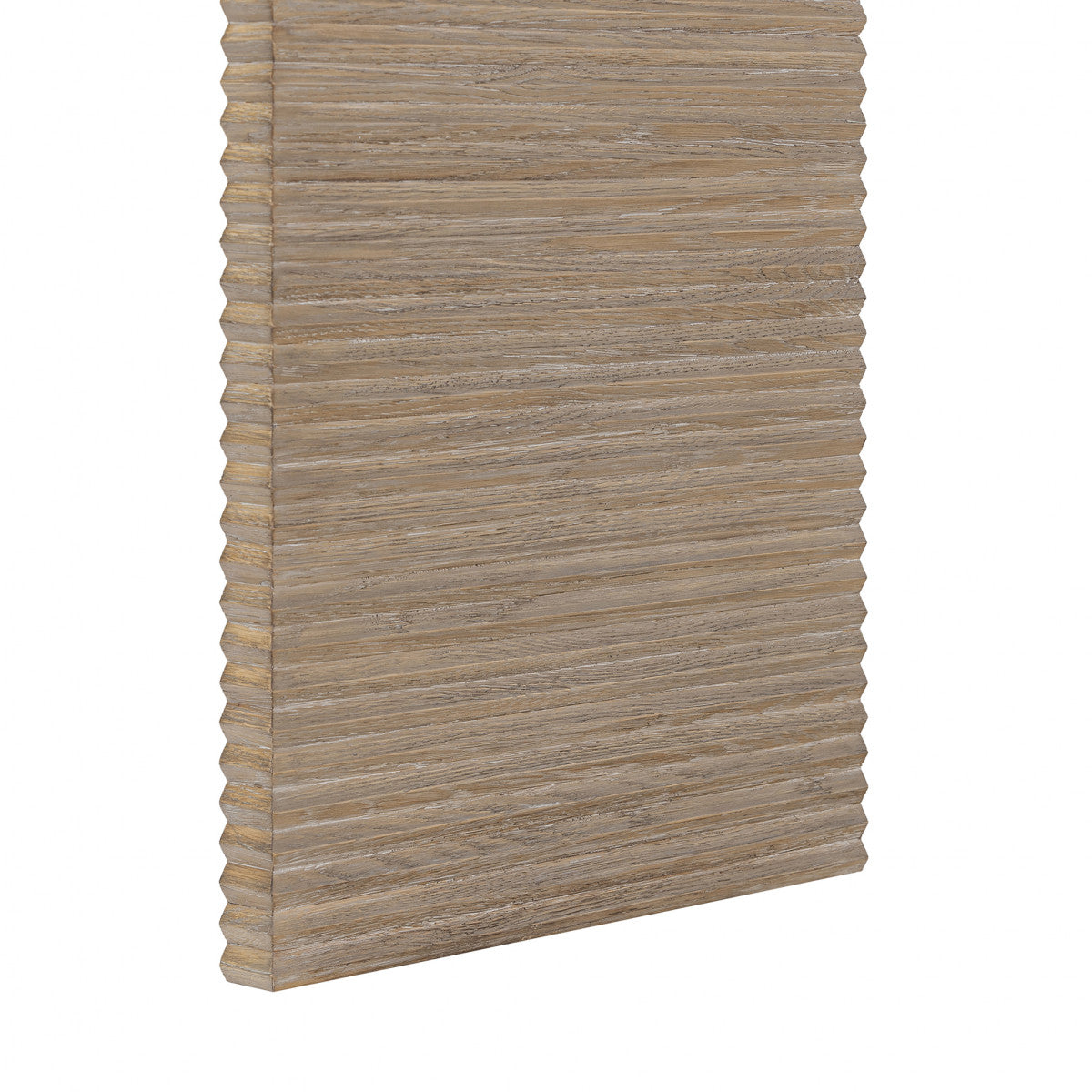 DI Designs Wickham Natural Oak Wood Ribbed Desk