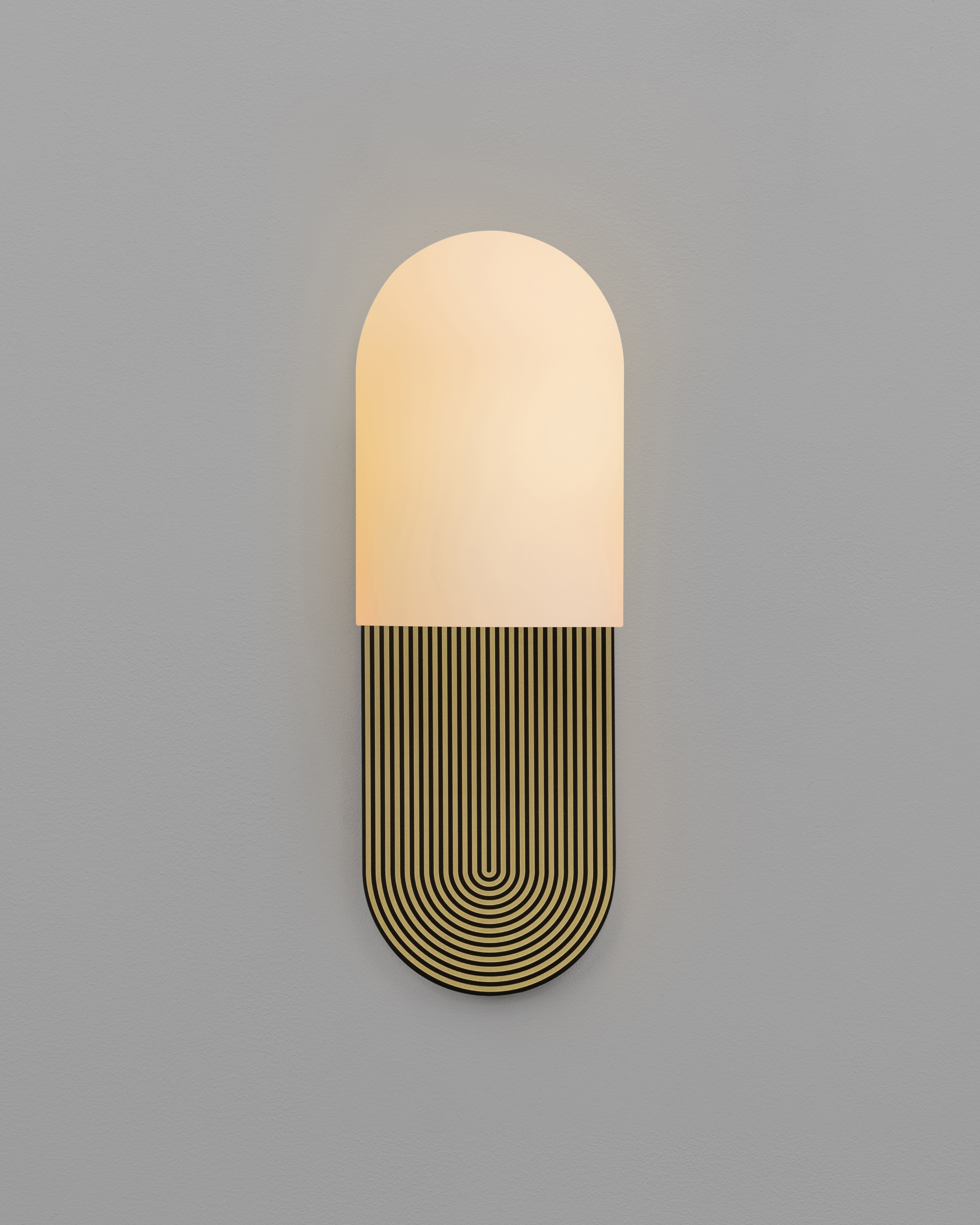 Schwung Odyssey Kyoto Gold & Black Wall Light