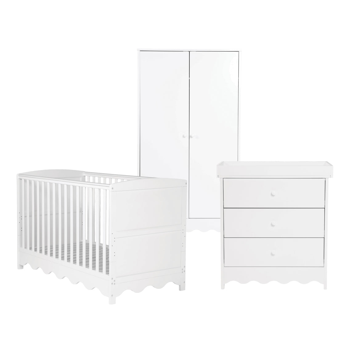 Dancer 3 Piece Room Set White