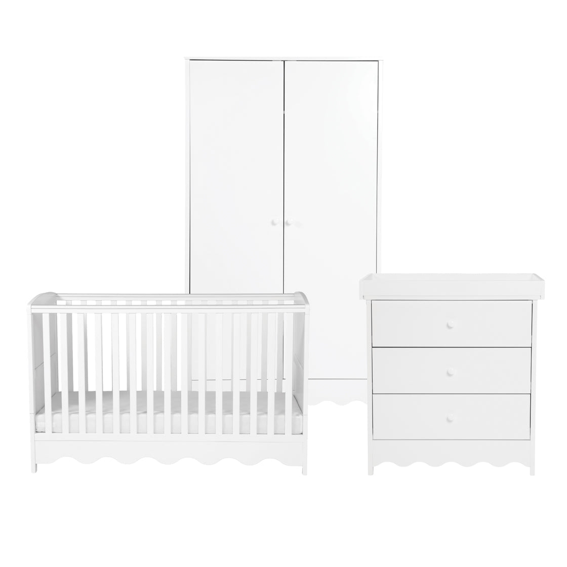 Dancer 3 Piece Room Set White
