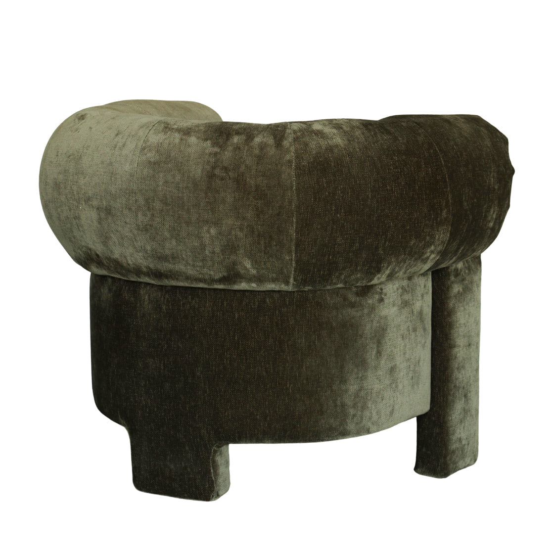 Drew Khaki Chair back angle