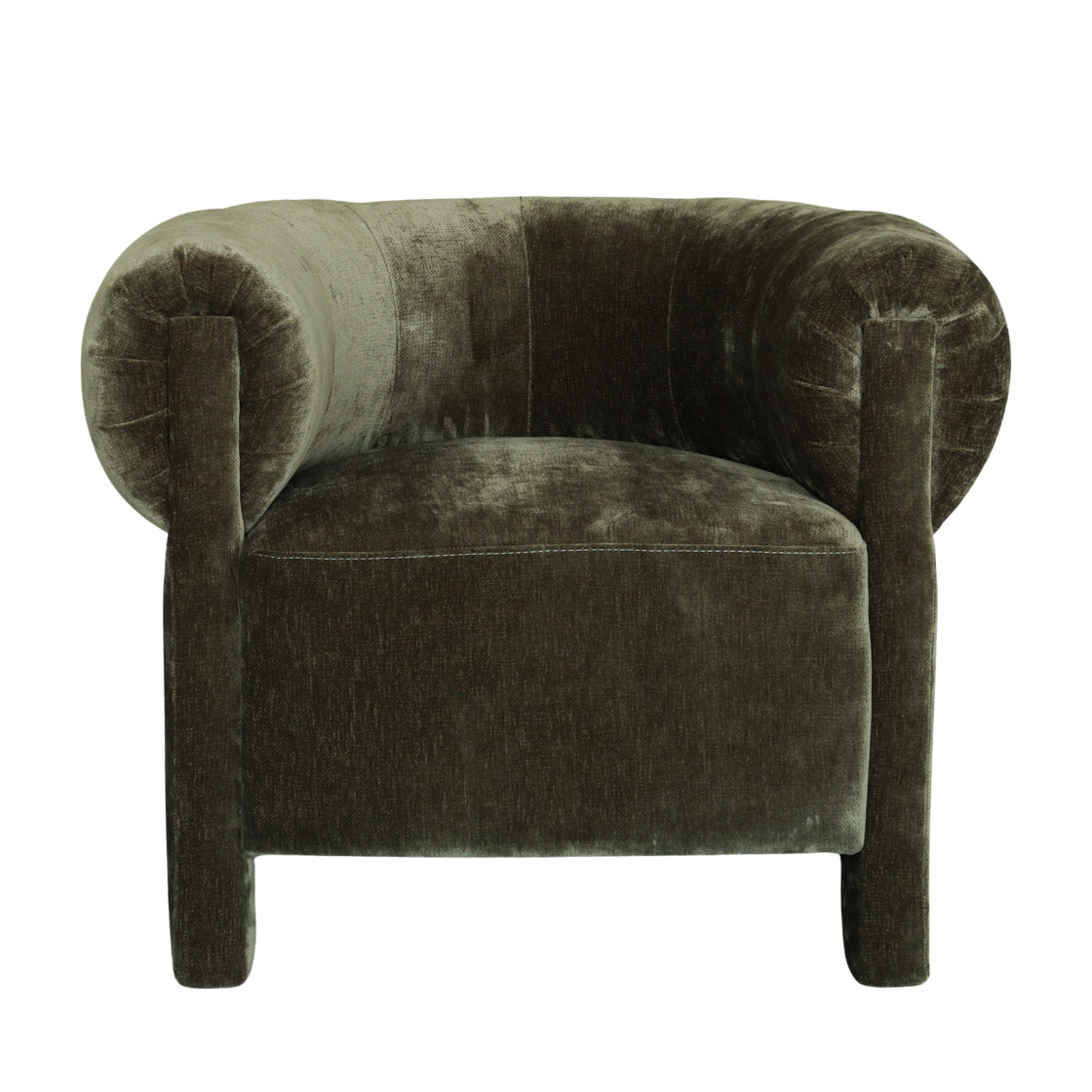 Drew Khaki Chair front