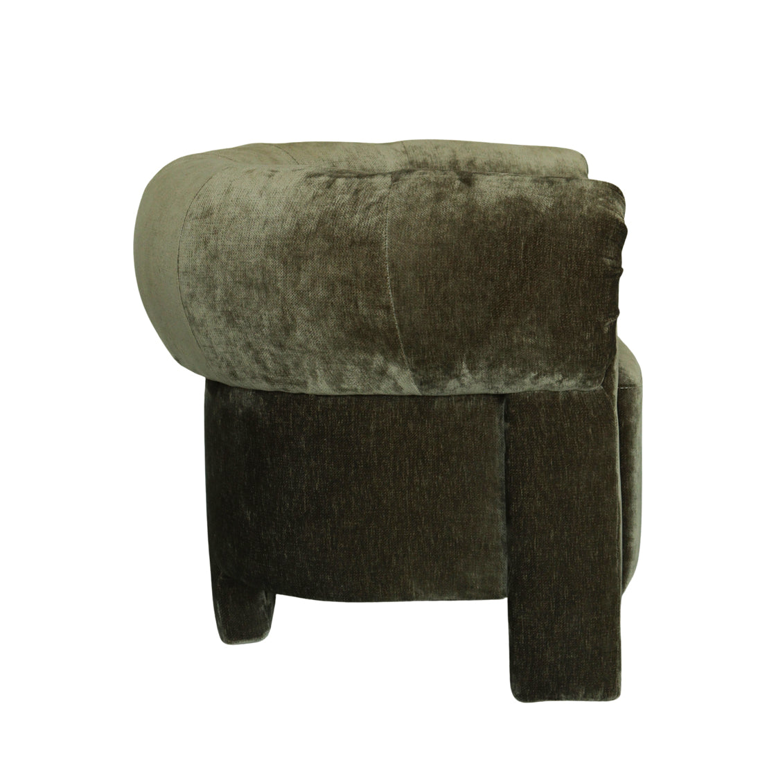 Drew Khaki Chair side