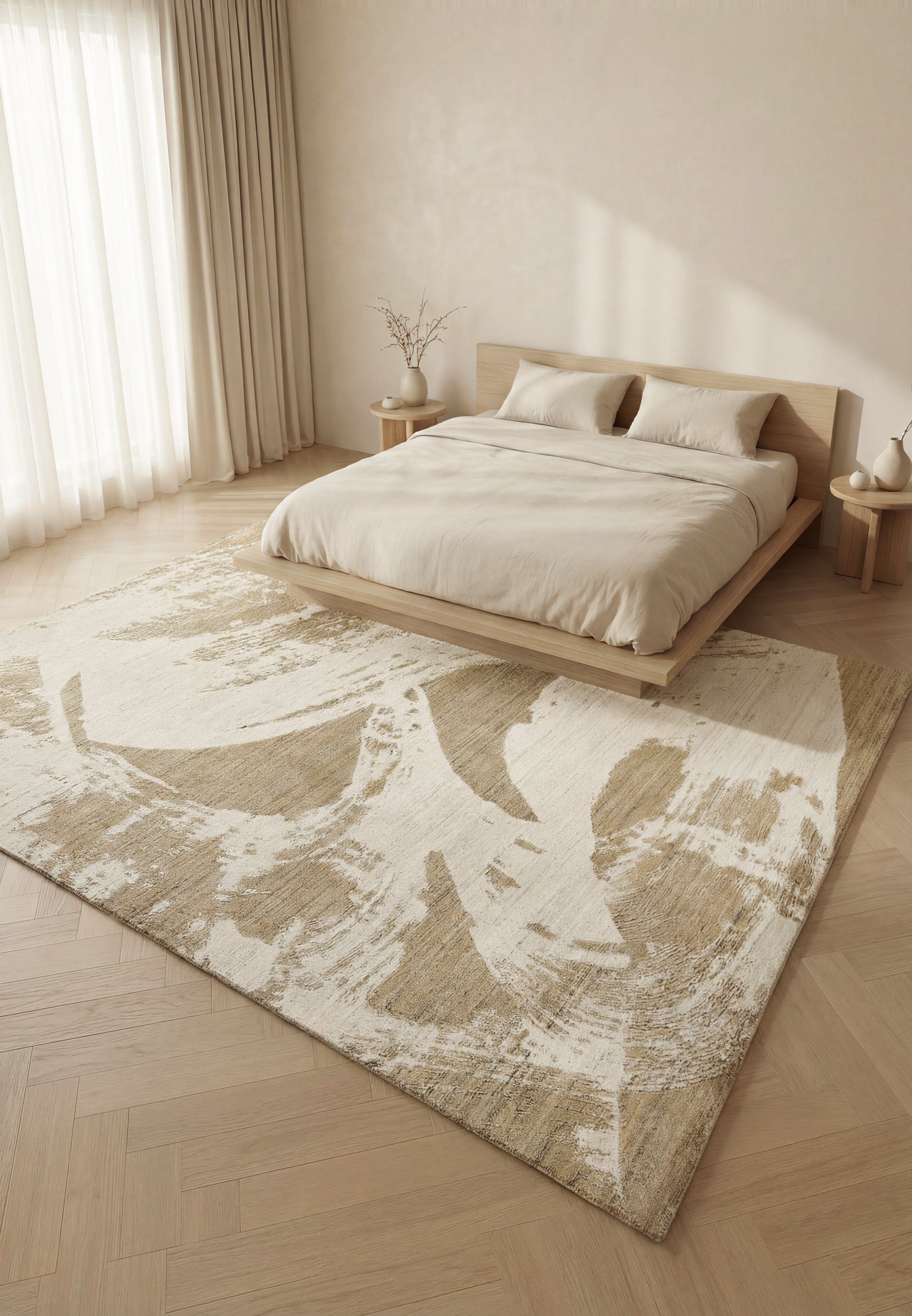 Concept Looms Dune DU155 Ivory Mink Rug