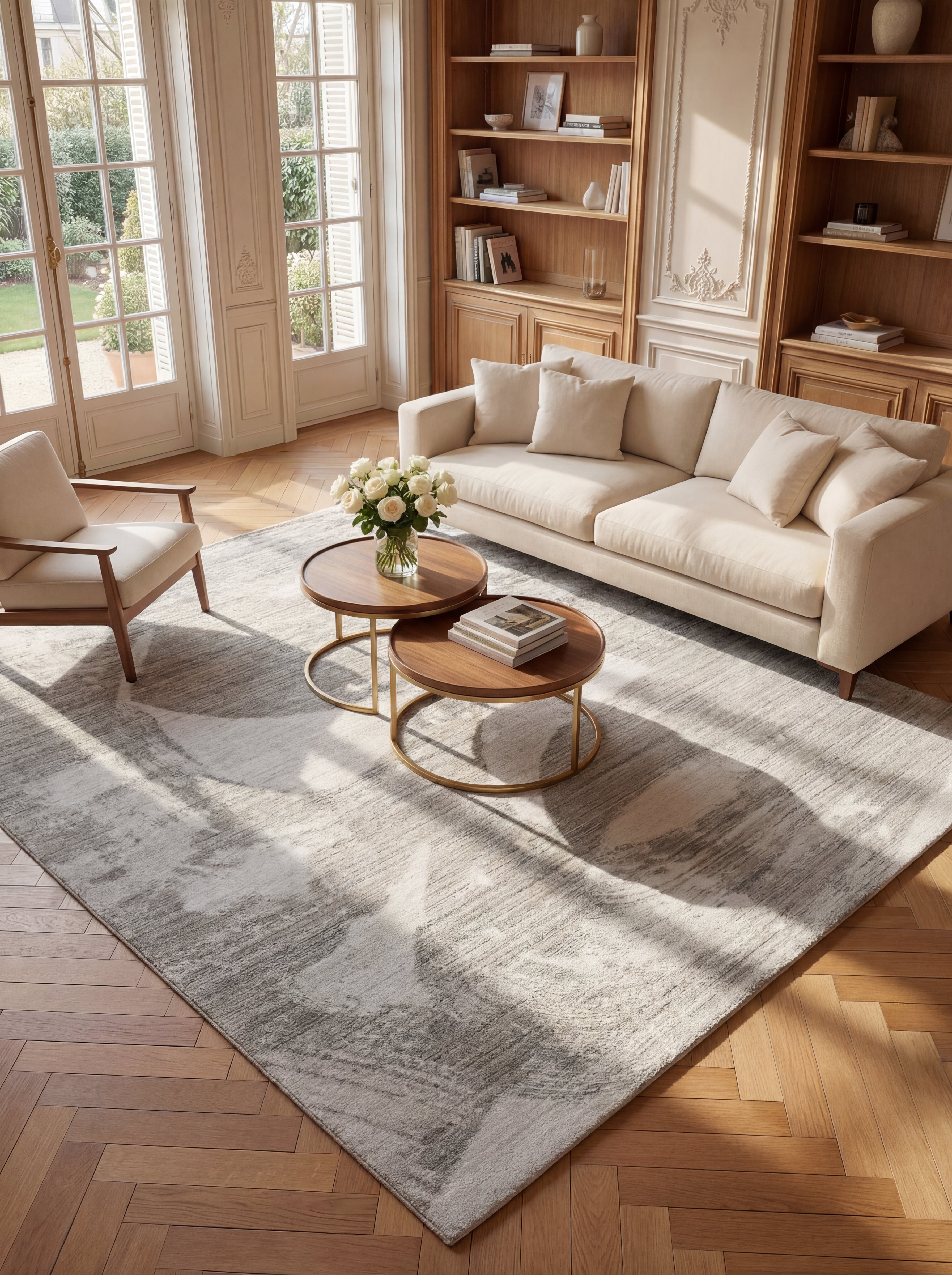 Concept Looms Dune DU155 White Light Blue Rug