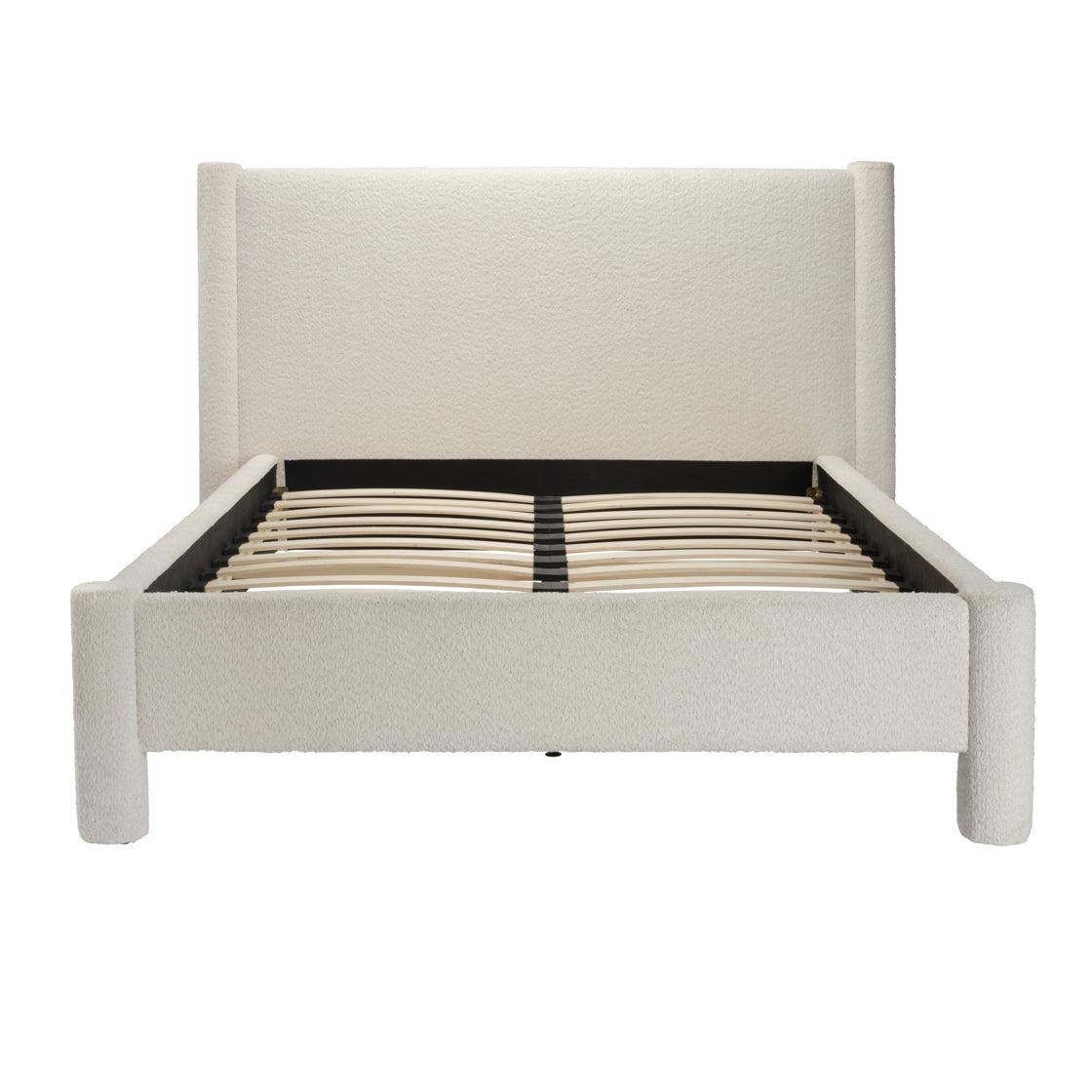 Dena Snow White Boucle Double Bed