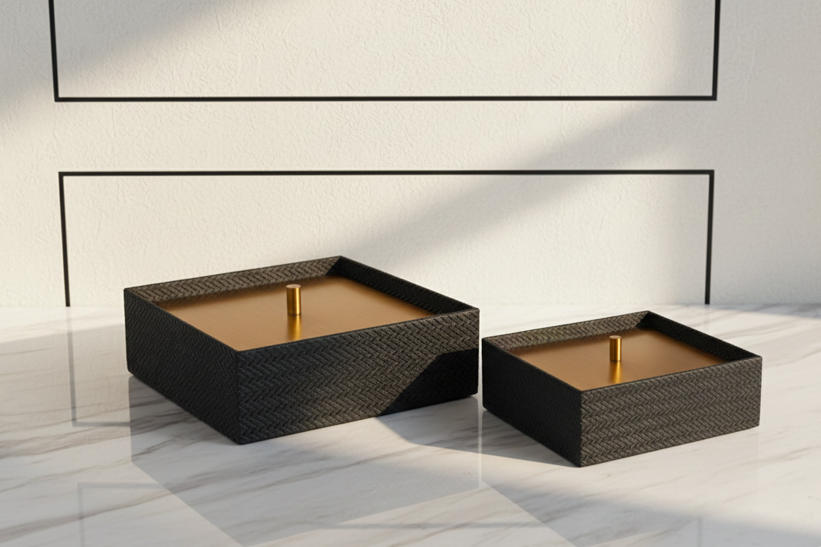 Desmalter Small Box - Black & Gold