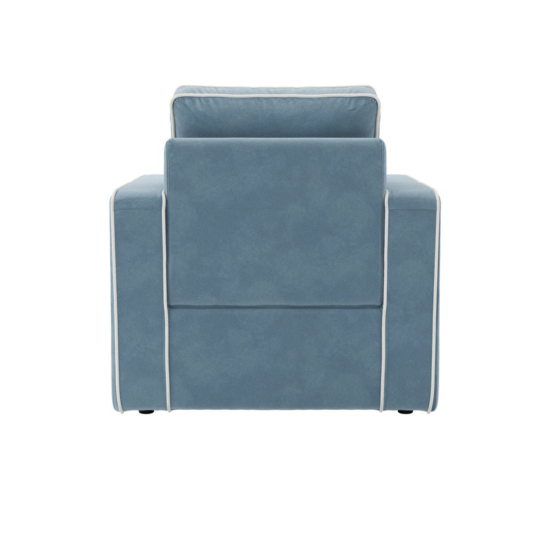 Diego Ice Blue Velvet Armchair