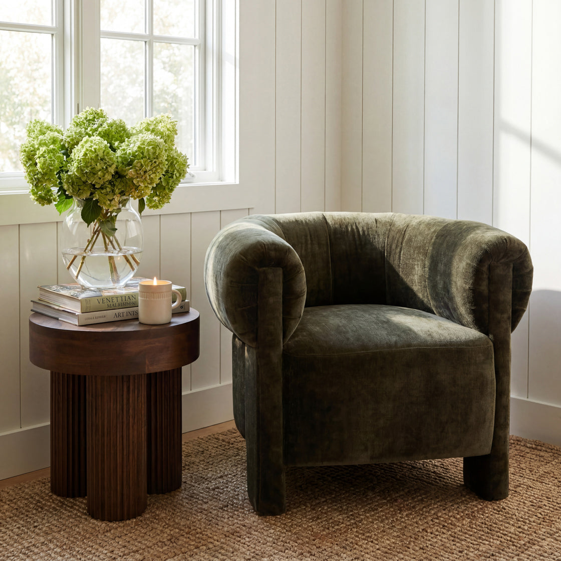 Drew Khaki Chair lifestyle