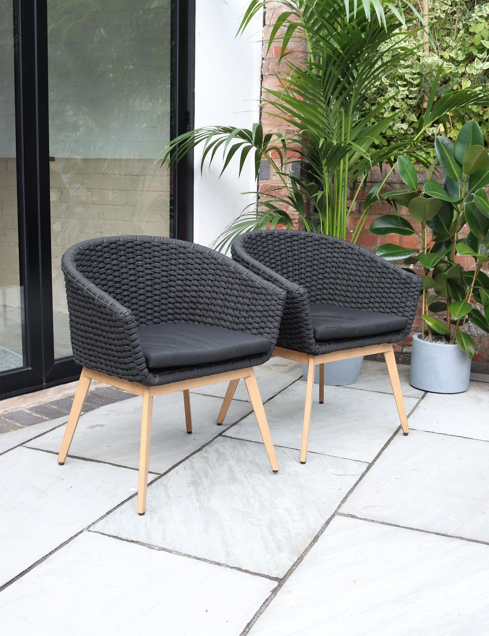 Tess Night Rattan Chair - Set of 2