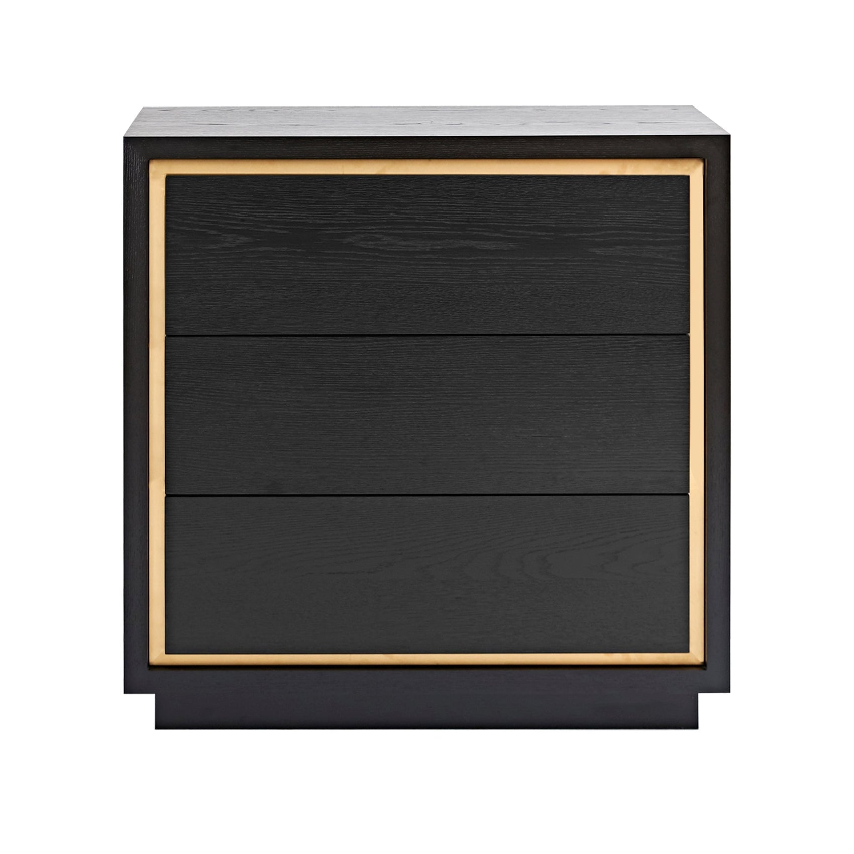 Utopia Wenge & Brushed Brass Chest of Drawers
