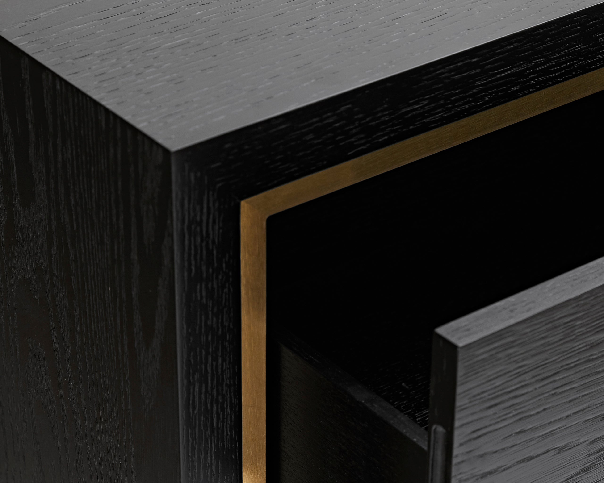 Utopia Chest Of Drawers - Wenge/Brushed Brass