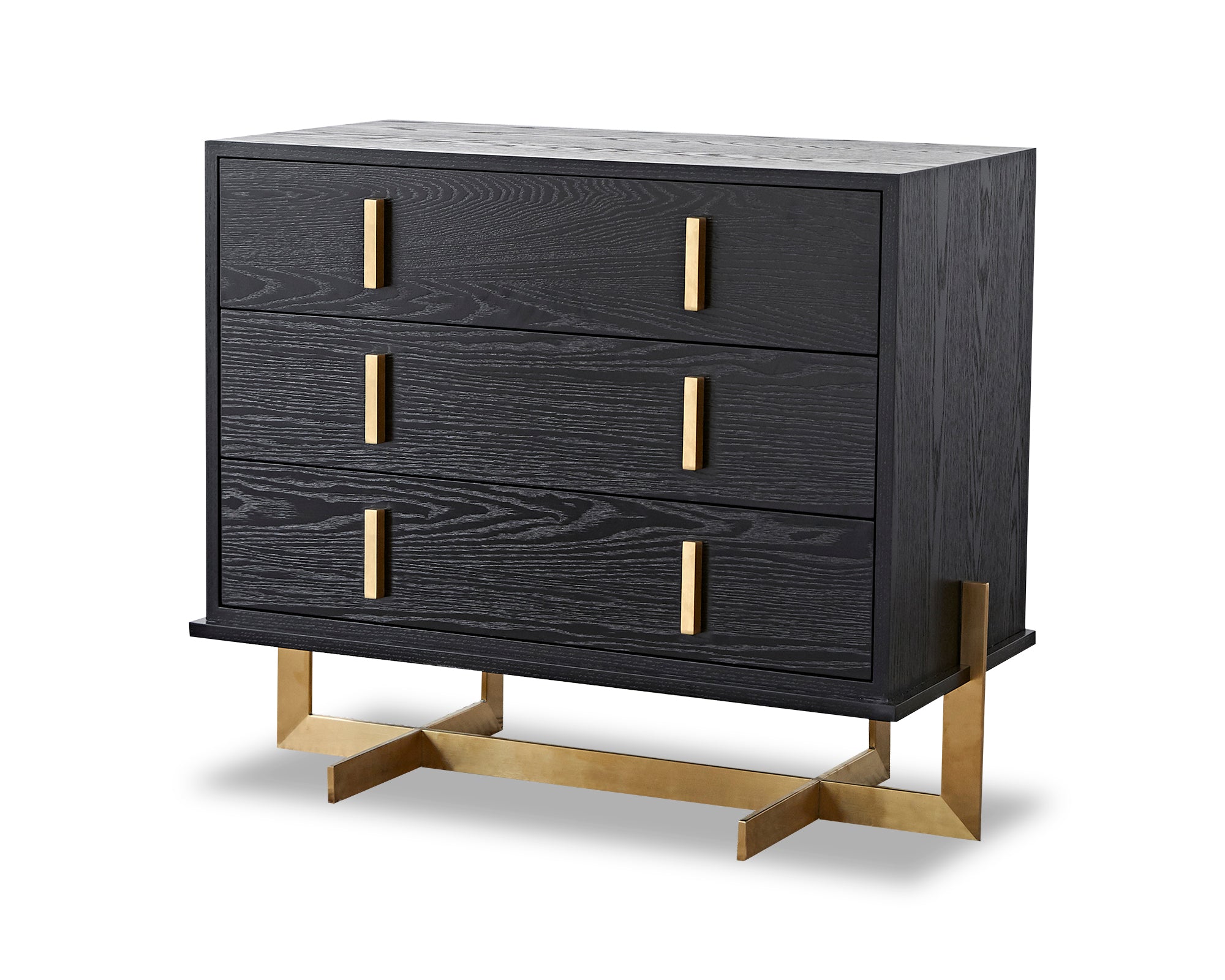 Archivolto Chest of Drawers - Wenge & Brushed Brass