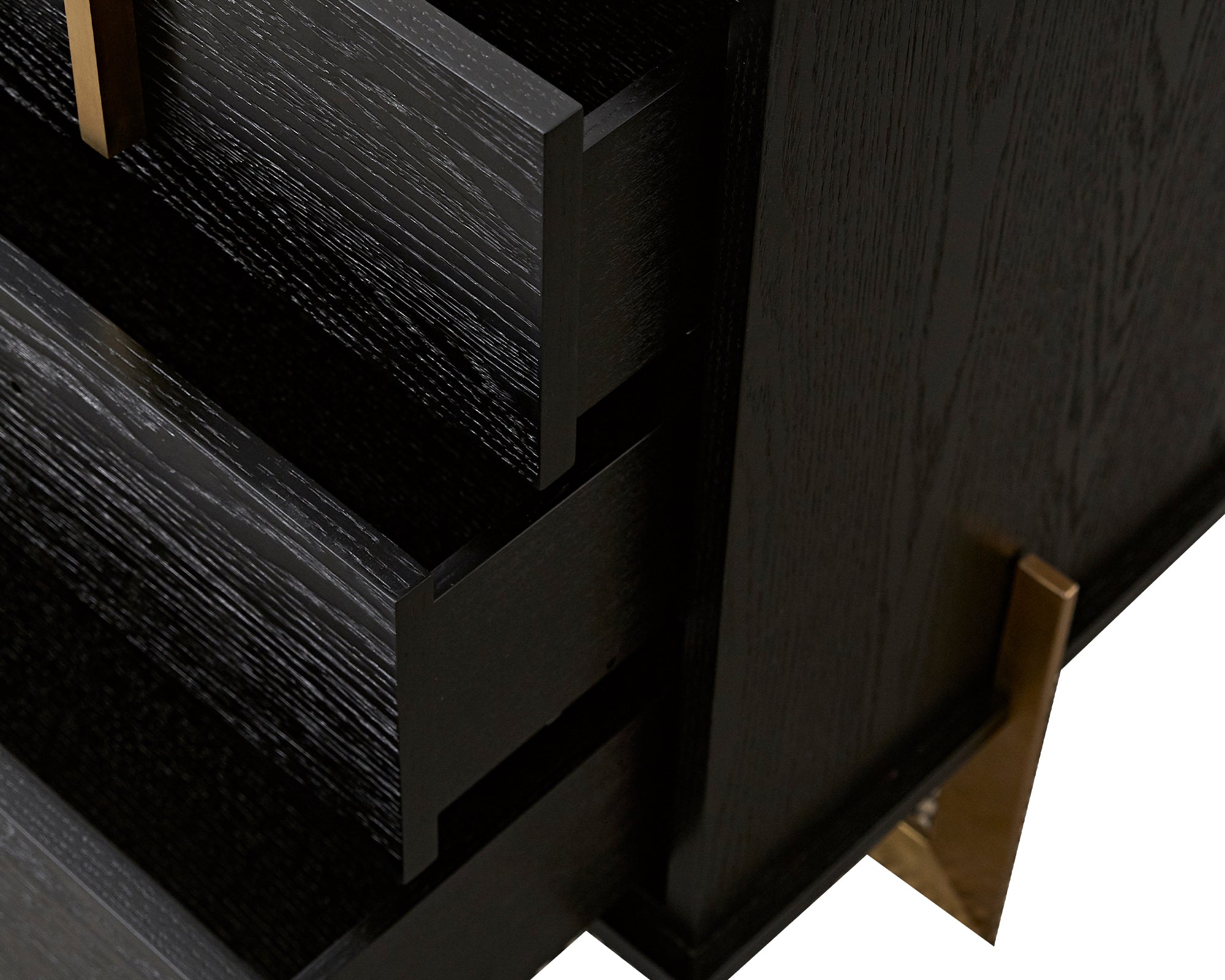 Archivolto Chest of Drawers - Wenge & Brushed Brass