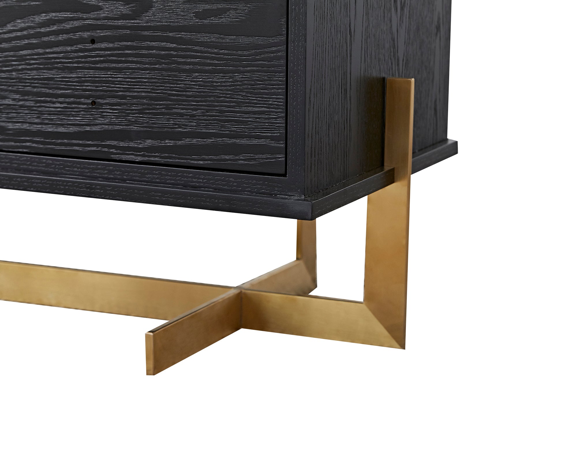 Archivolto Chest of Drawers - Wenge & Brushed Brass