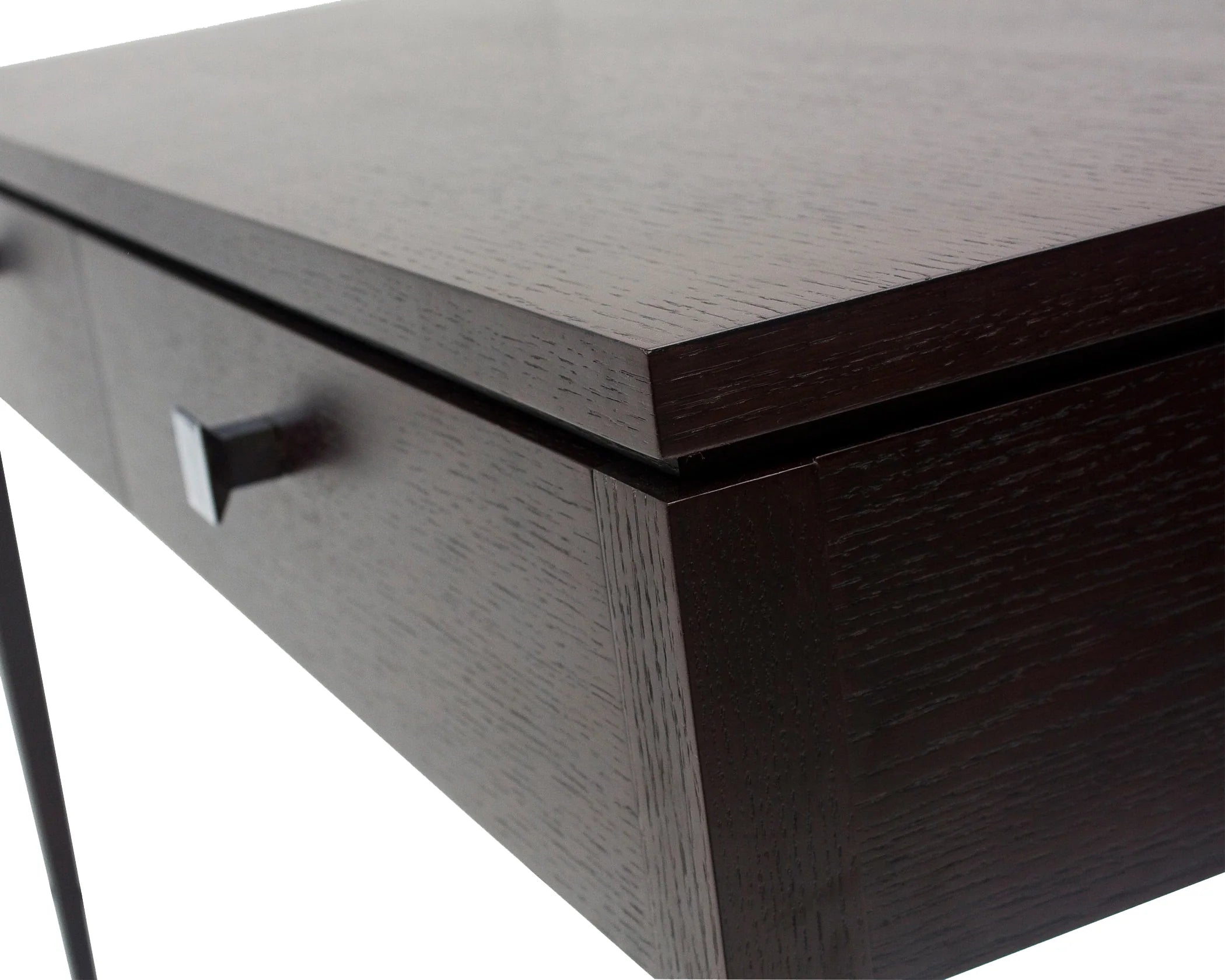 Roma Black Oak Wood Dressing Table