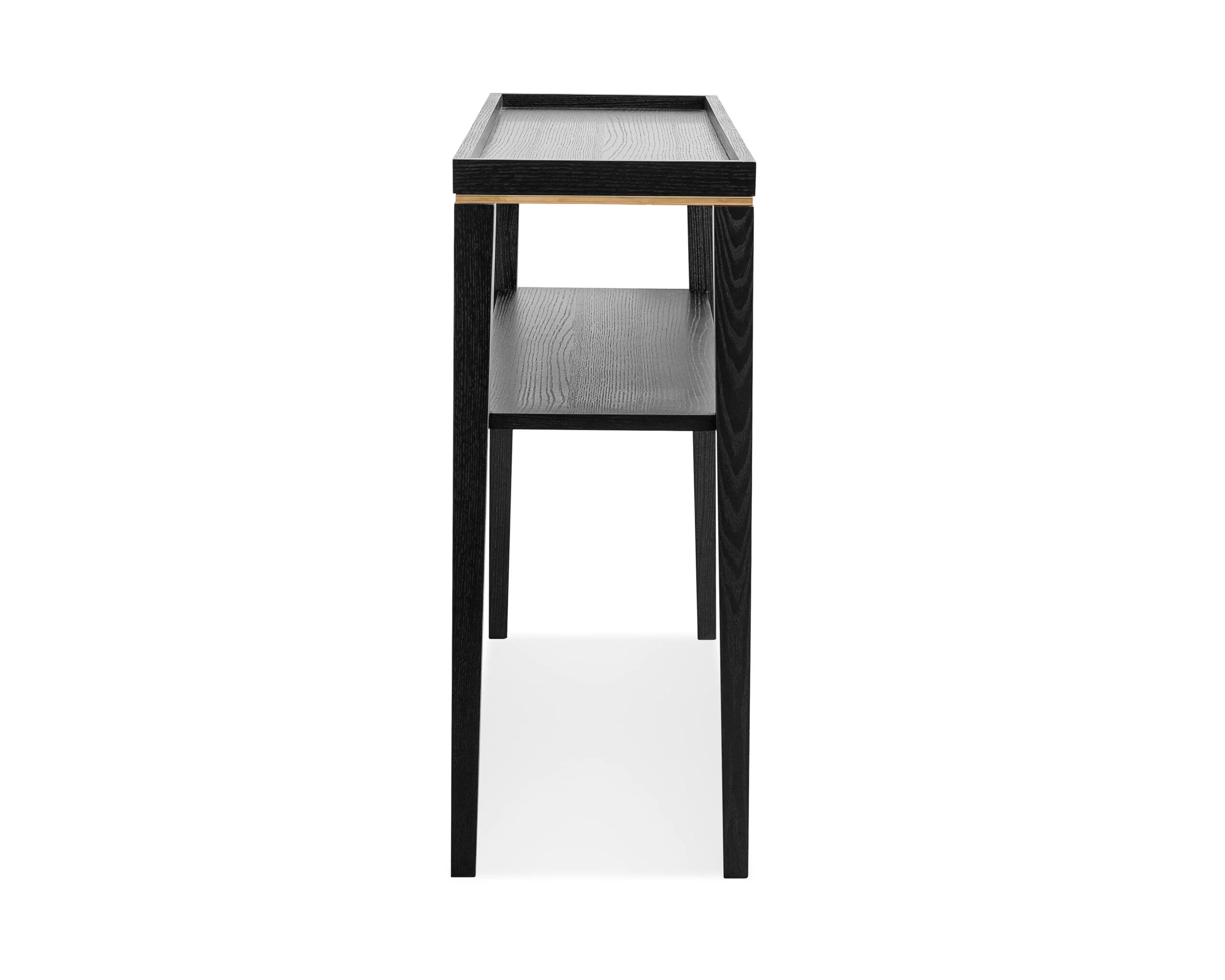 Otium Black Wood Console Table