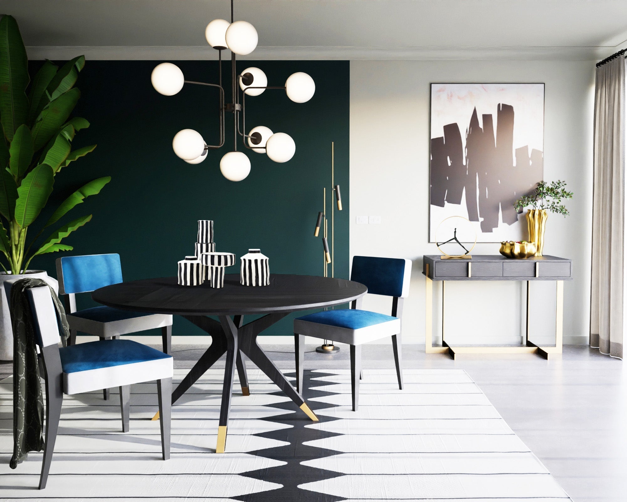 Anthology 150cm Dining Table - Wenge Oak