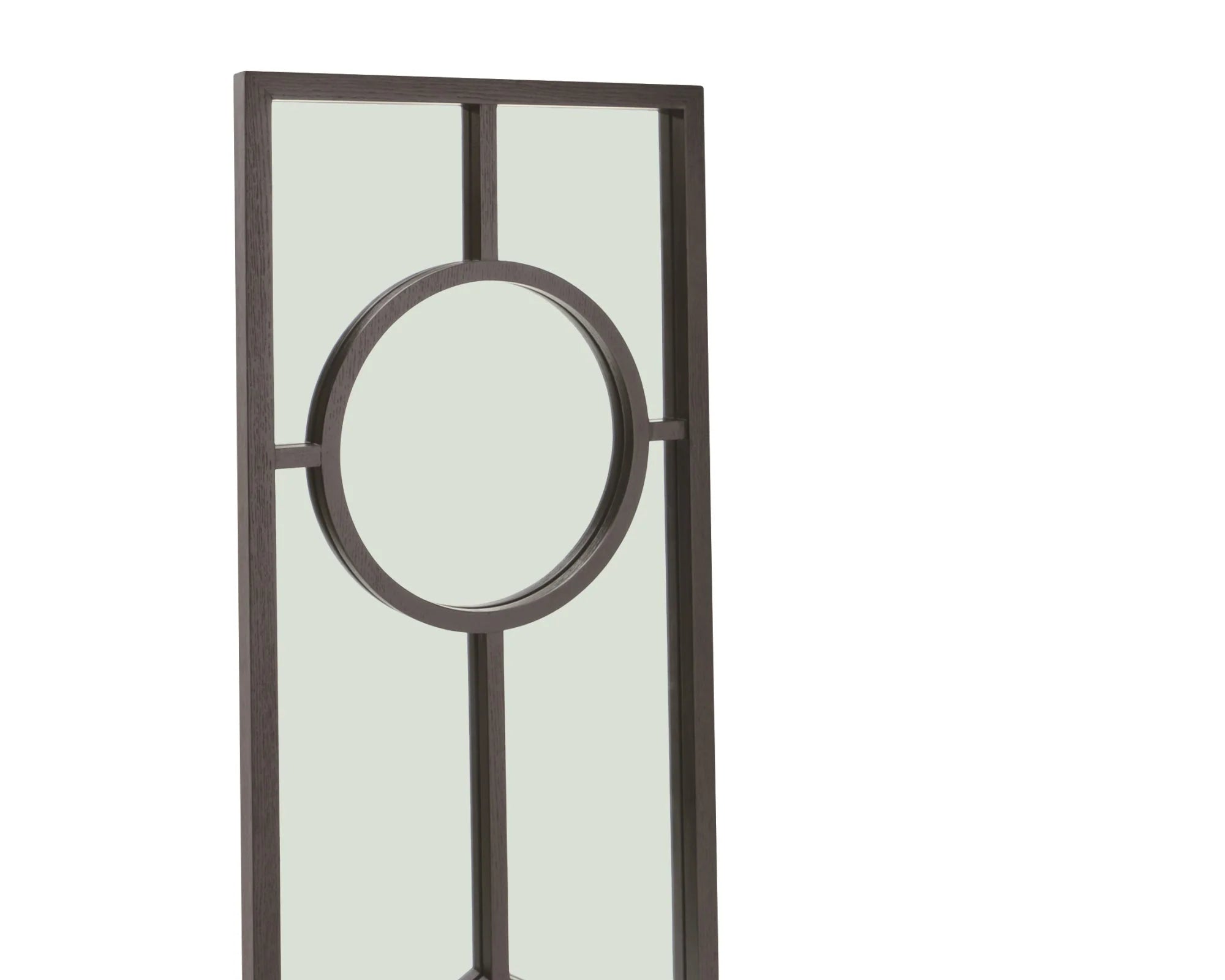 Sloan Black Oak Wood Wall Mirror