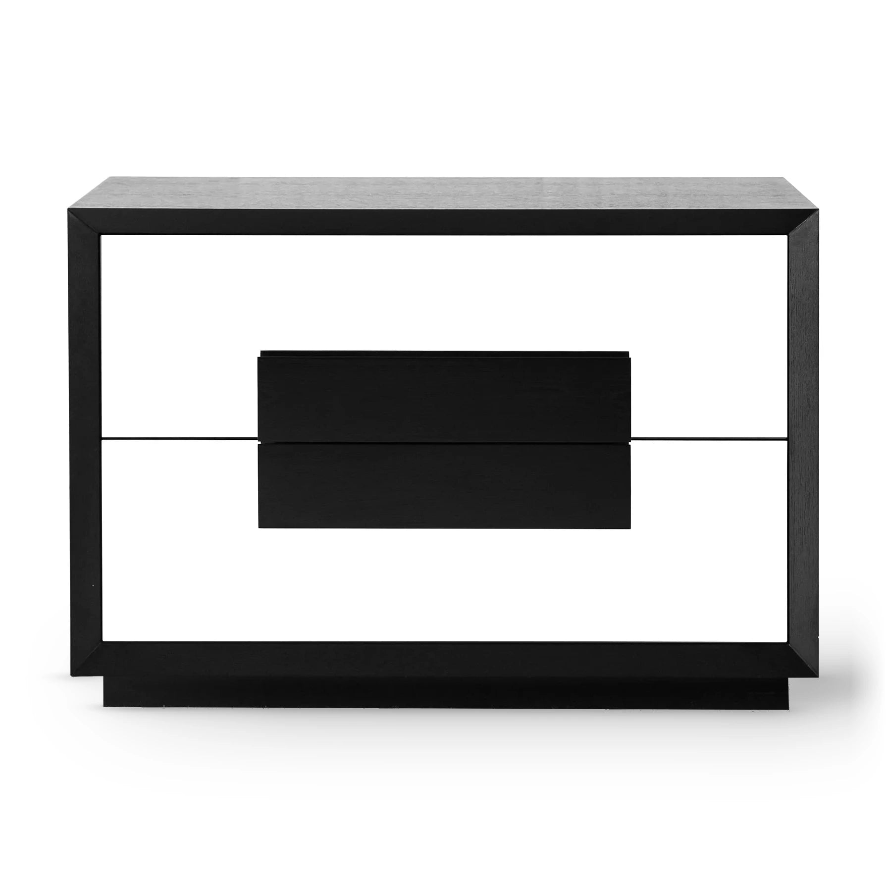 Etna Black Wood Bedside Table