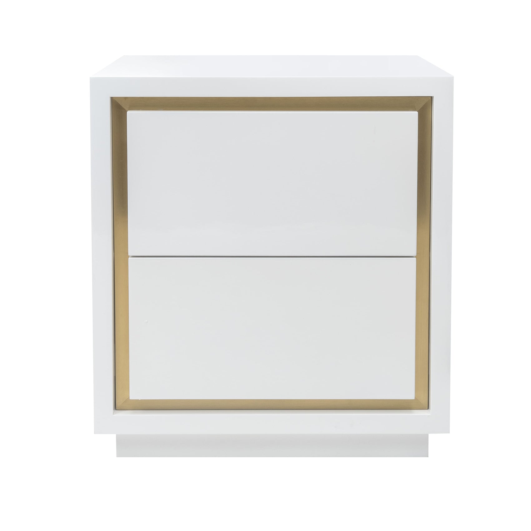 Utopia White High Gloss Bedside Table