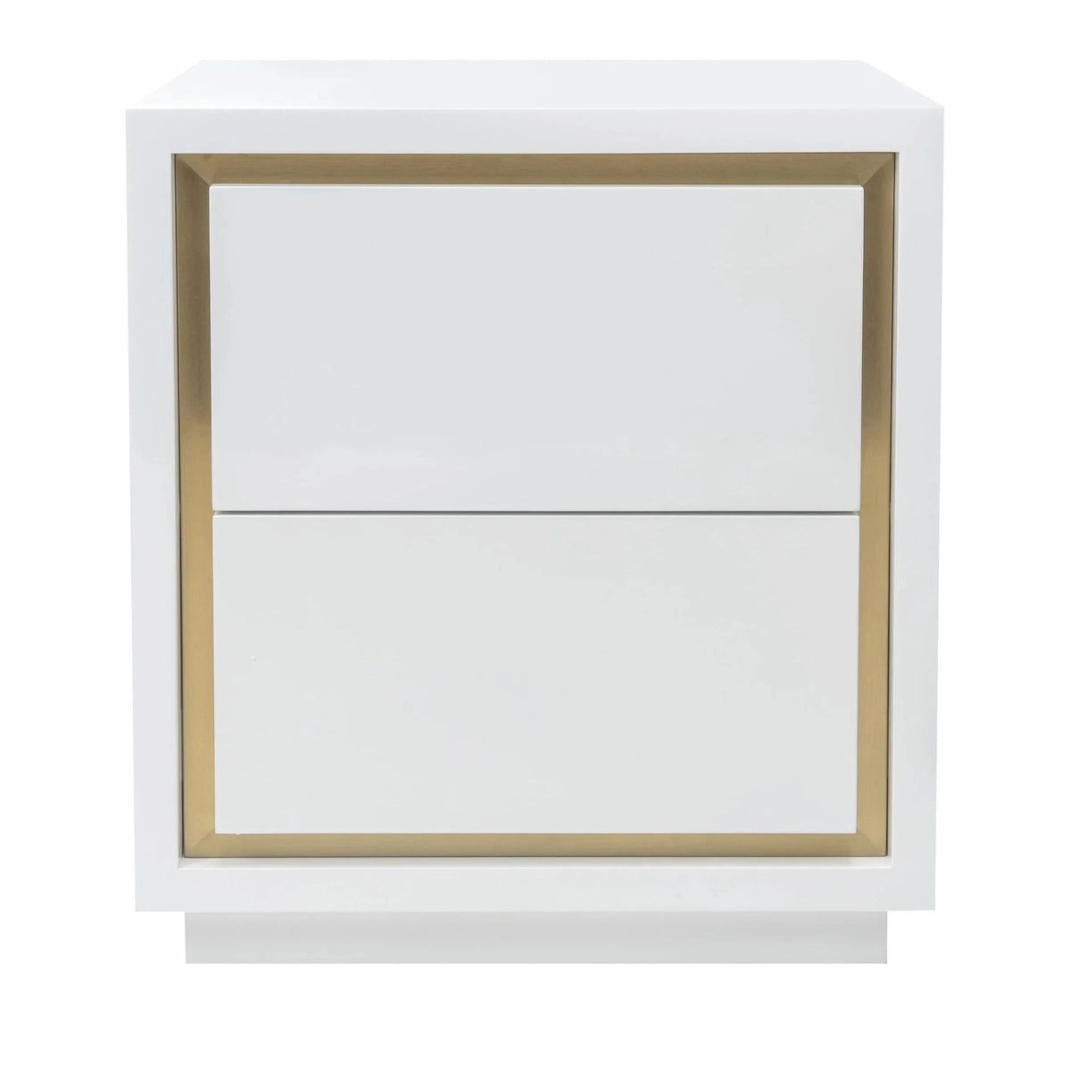 Utopia White High Gloss Bedside Table