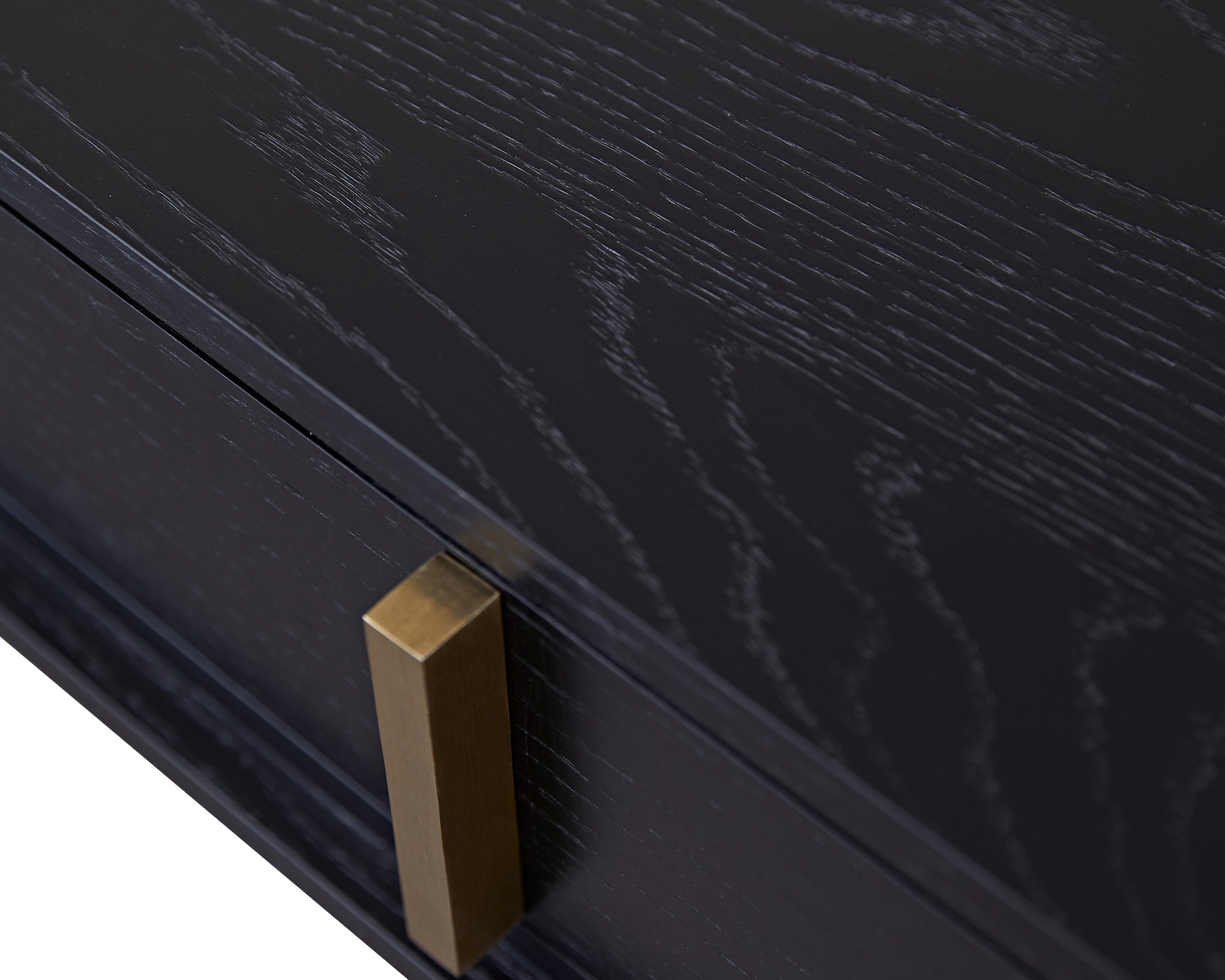 Archivolto Bedside Table - Wenge & Brushed Brass