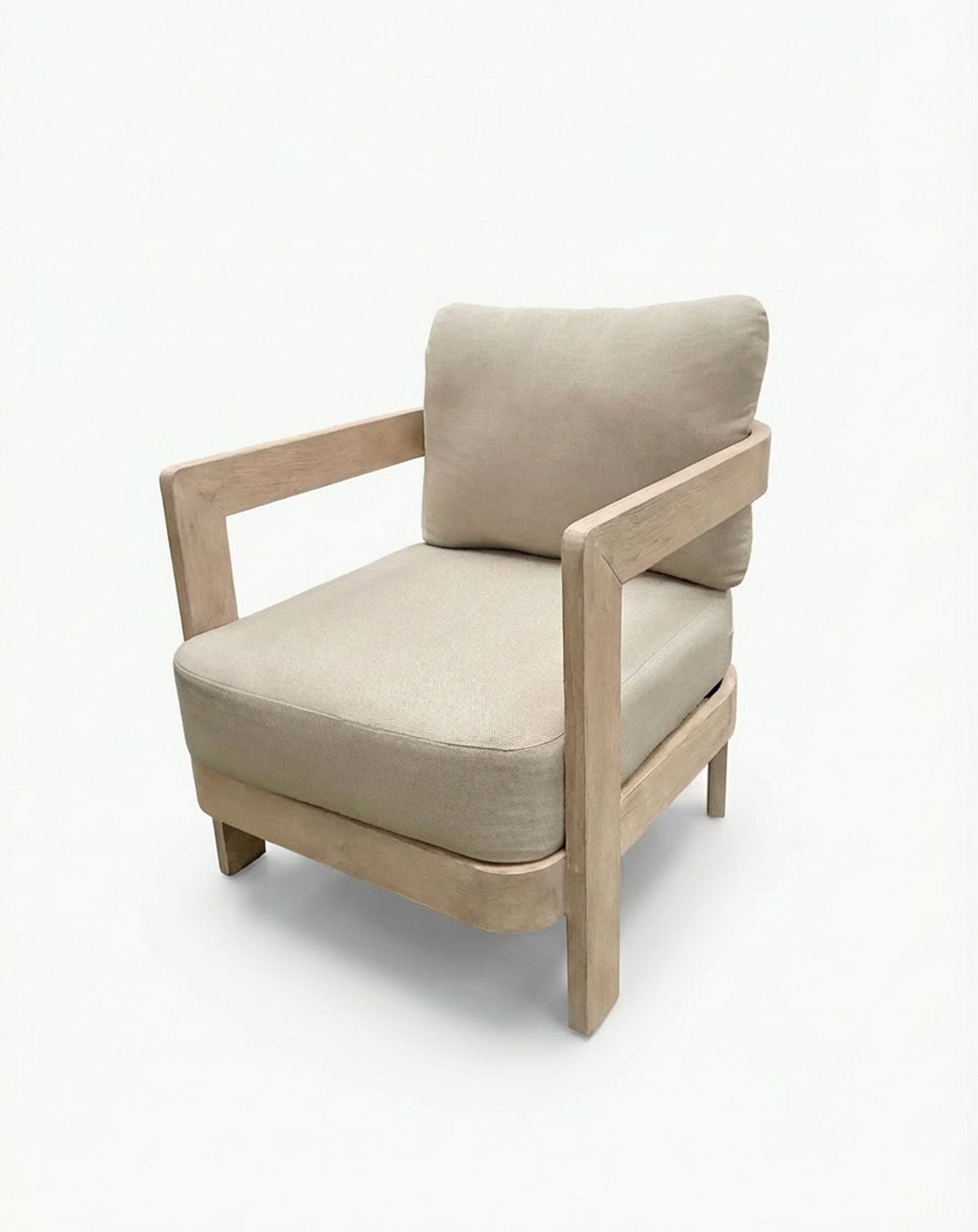 Portello 4 Seater Wood Lounging Set with Coffee Table