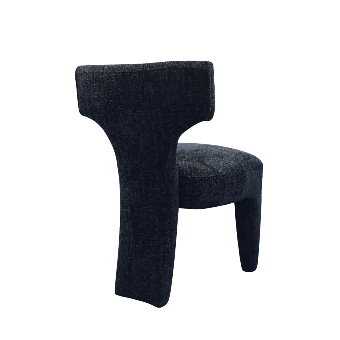 Fallon Black Chair back angle