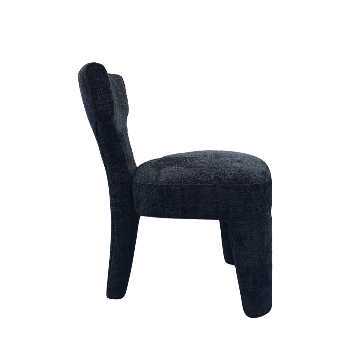 Fallon Black Chair side