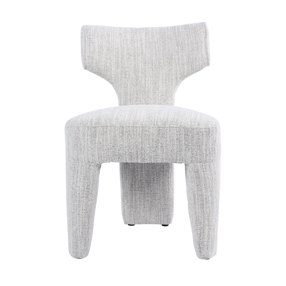 Fallon Beige Marl Chair front