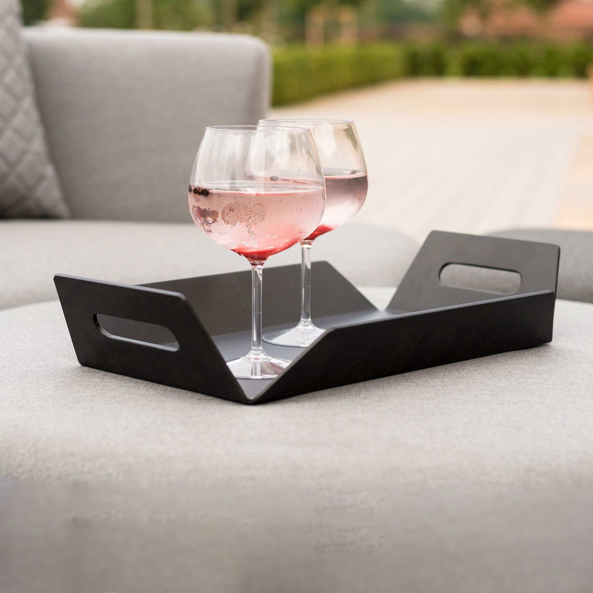 Aluminium Grey Outdoor Tray