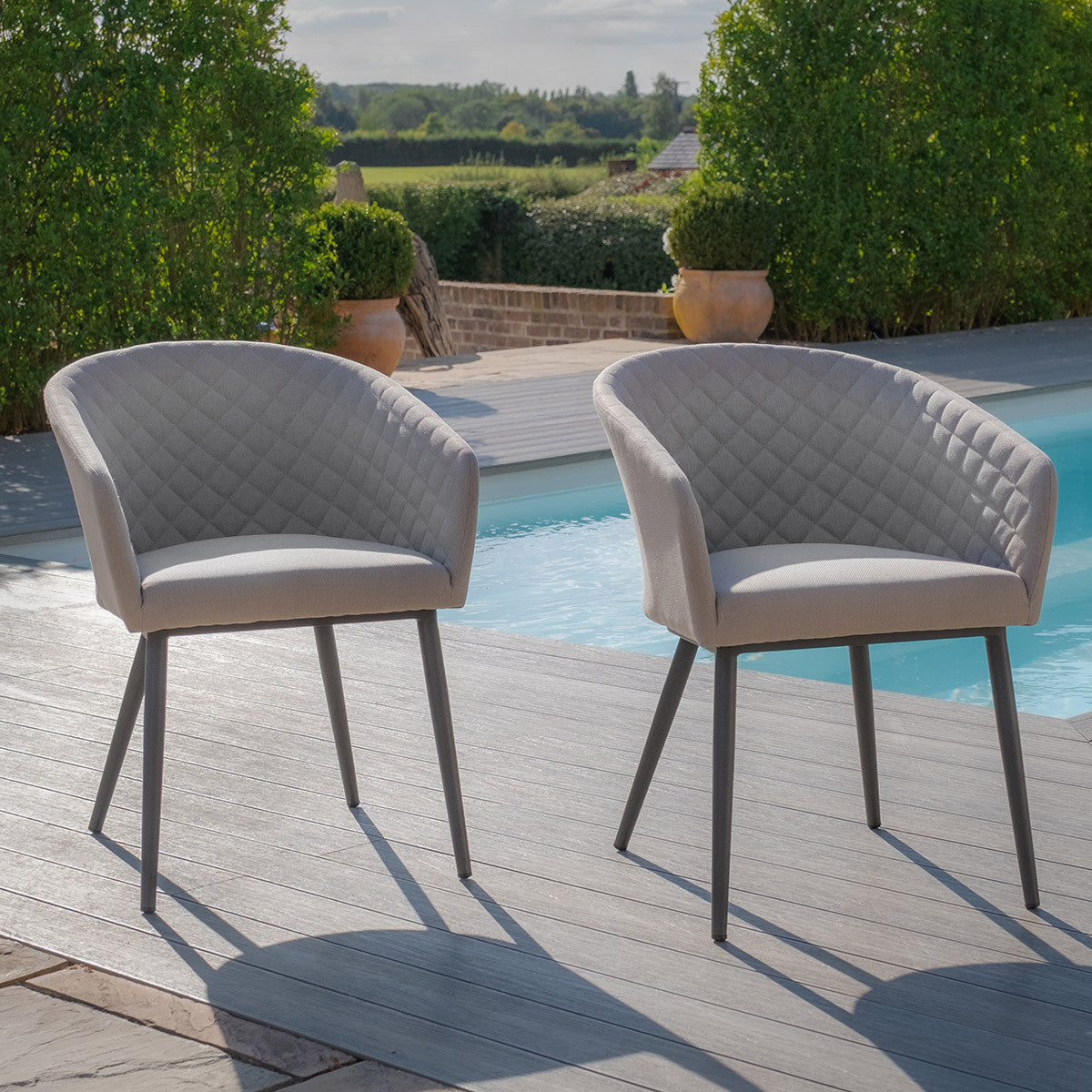 Ambition Set of 2 Dining Chairs - Oatmeal
