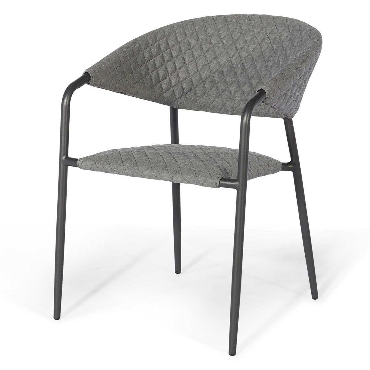 Maze Pebble Flanelle Grey Outdoor Oval Dining Set | 6 Seater