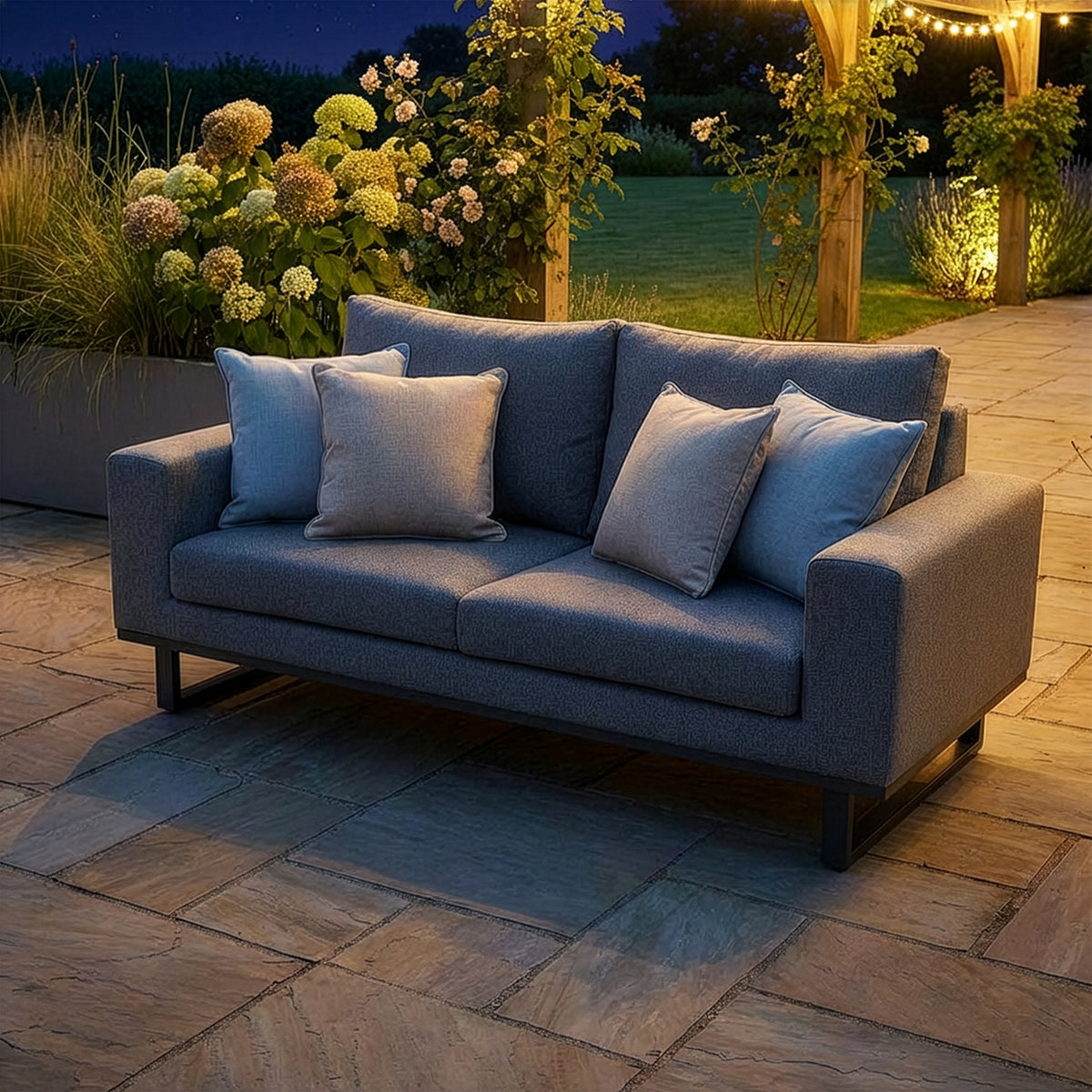Ethos 2 Seater Sofa - Sofa Only - Zinc Grey