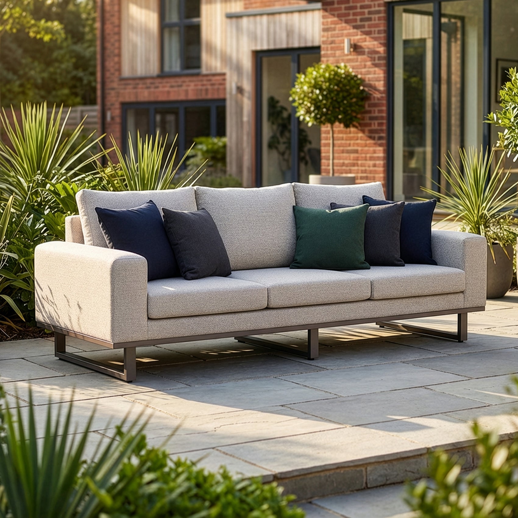 Ethos 3 Seater Sofa - Latte
