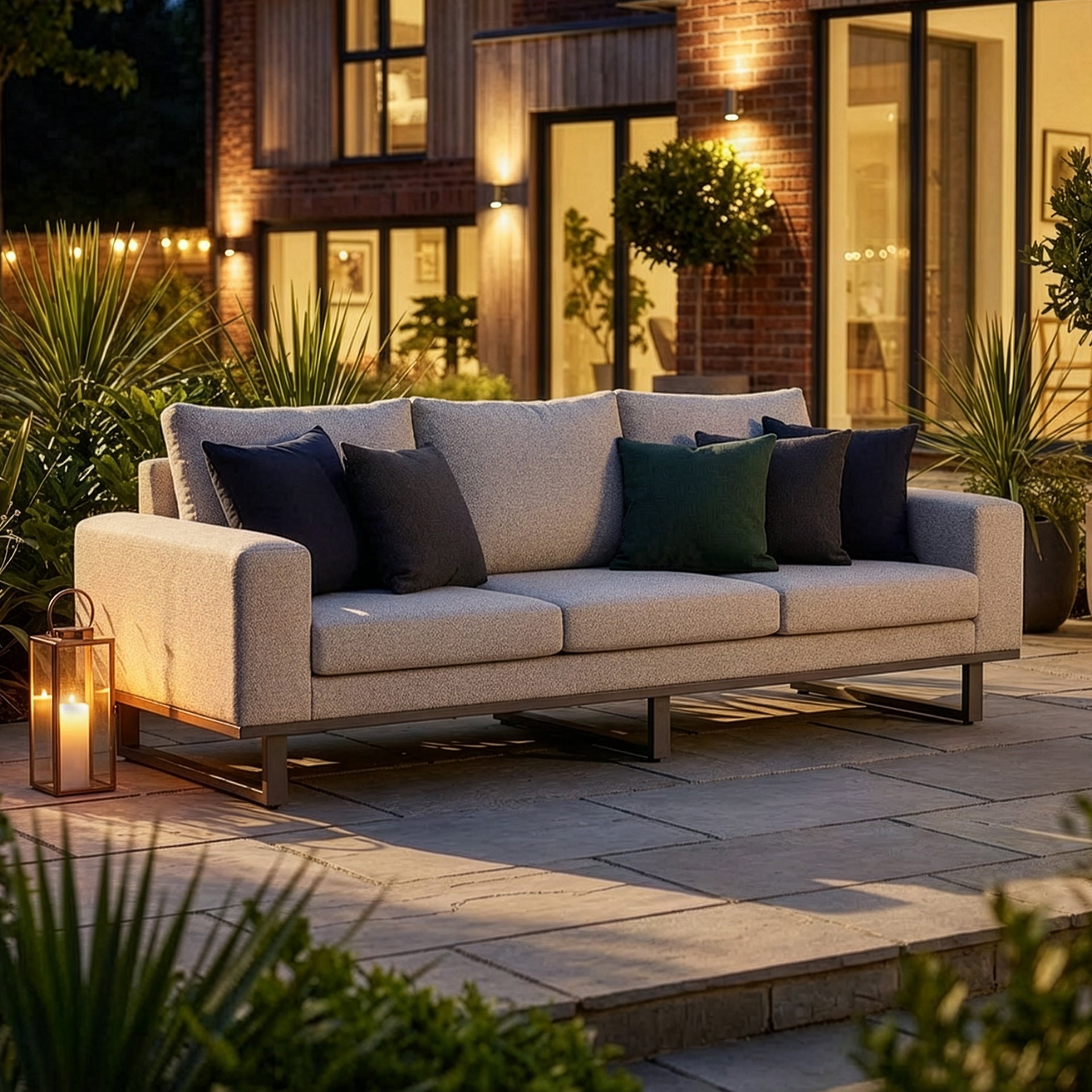 Ethos 3 Seater Sofa - Latte