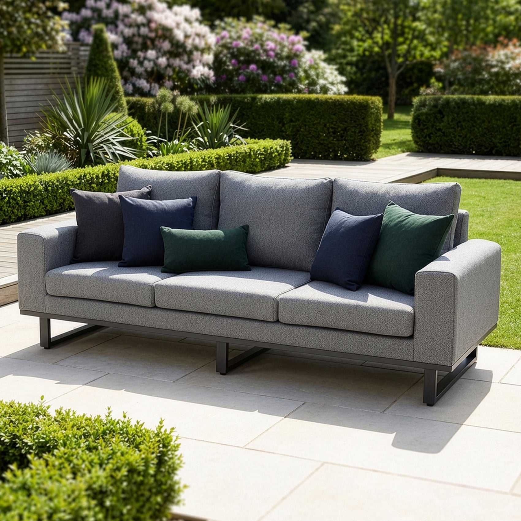 Ethos 3 Seater Sofa - Zinc Grey