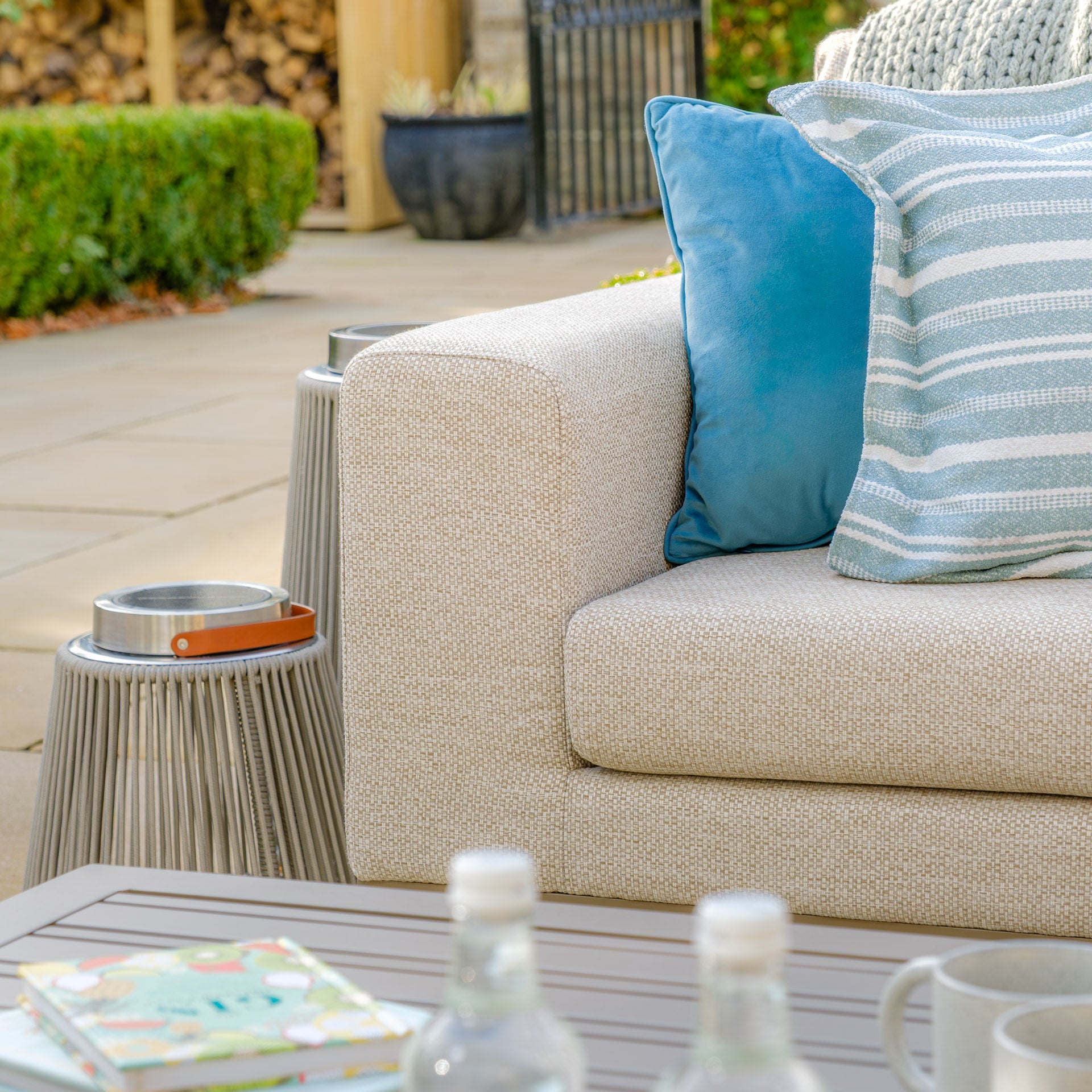 Ethos 3 Seater Sofa Set - Latte